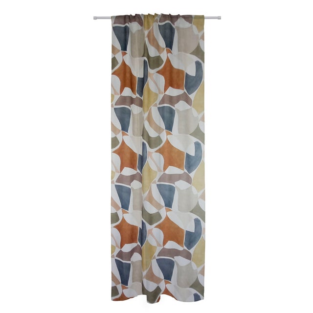 Tenda PUZZLE marrone, fettuccia 140x290 cm
