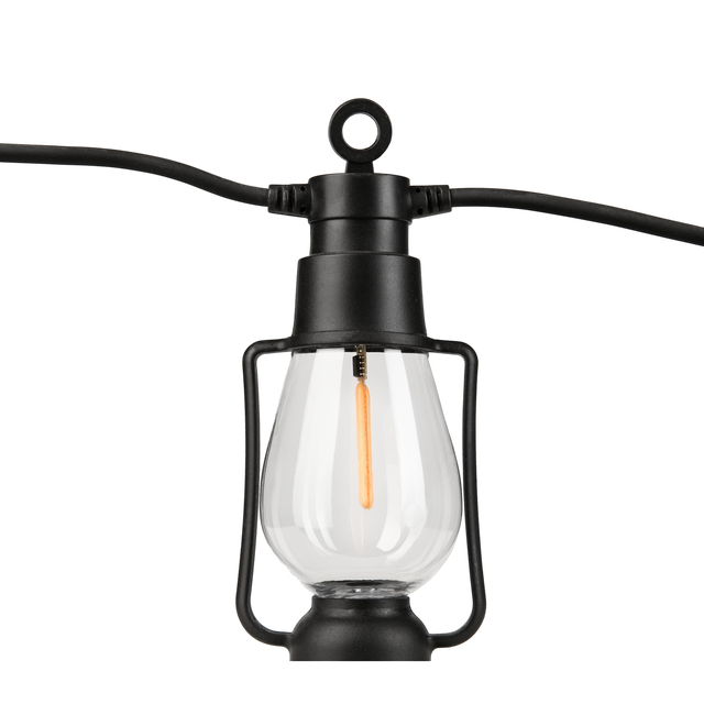 Girlanda świetlna Garland IP44 czarna 10 m 20 x LED Lamkur