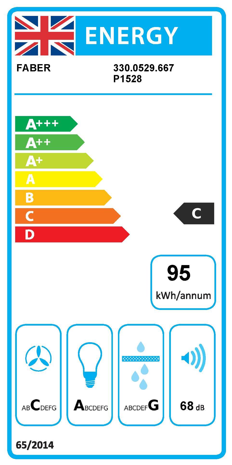Cappa a parete Tweet EV8 LED BK A80 FABER nero L 80 cm - 7