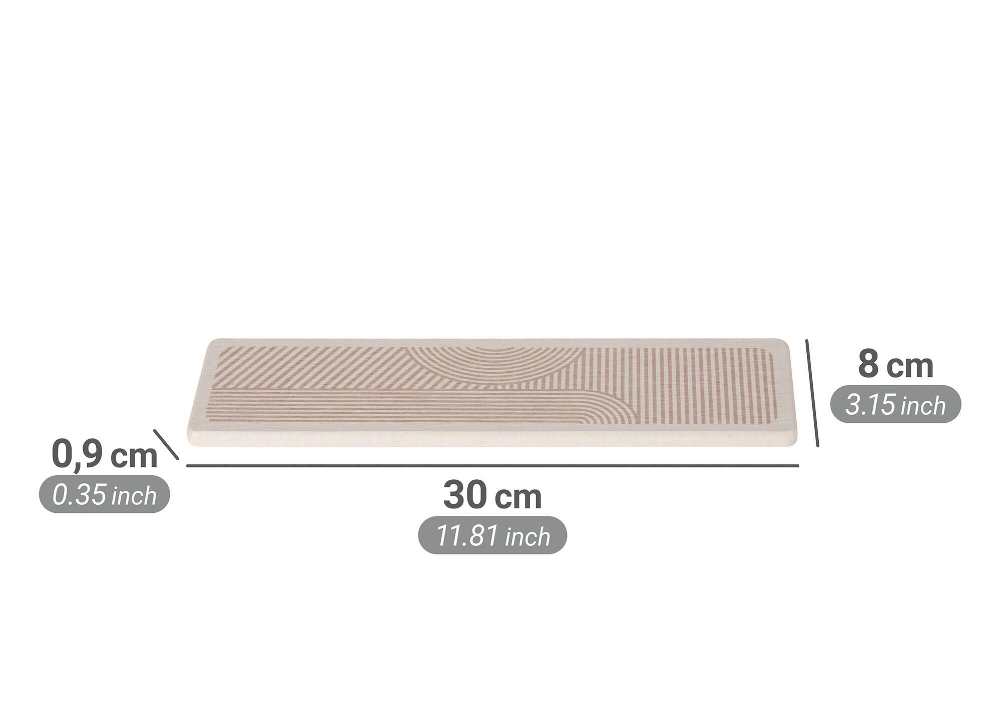 Tapete escorredor de louça em diatomite 30x40x0,9 cm bege Wenko - 10