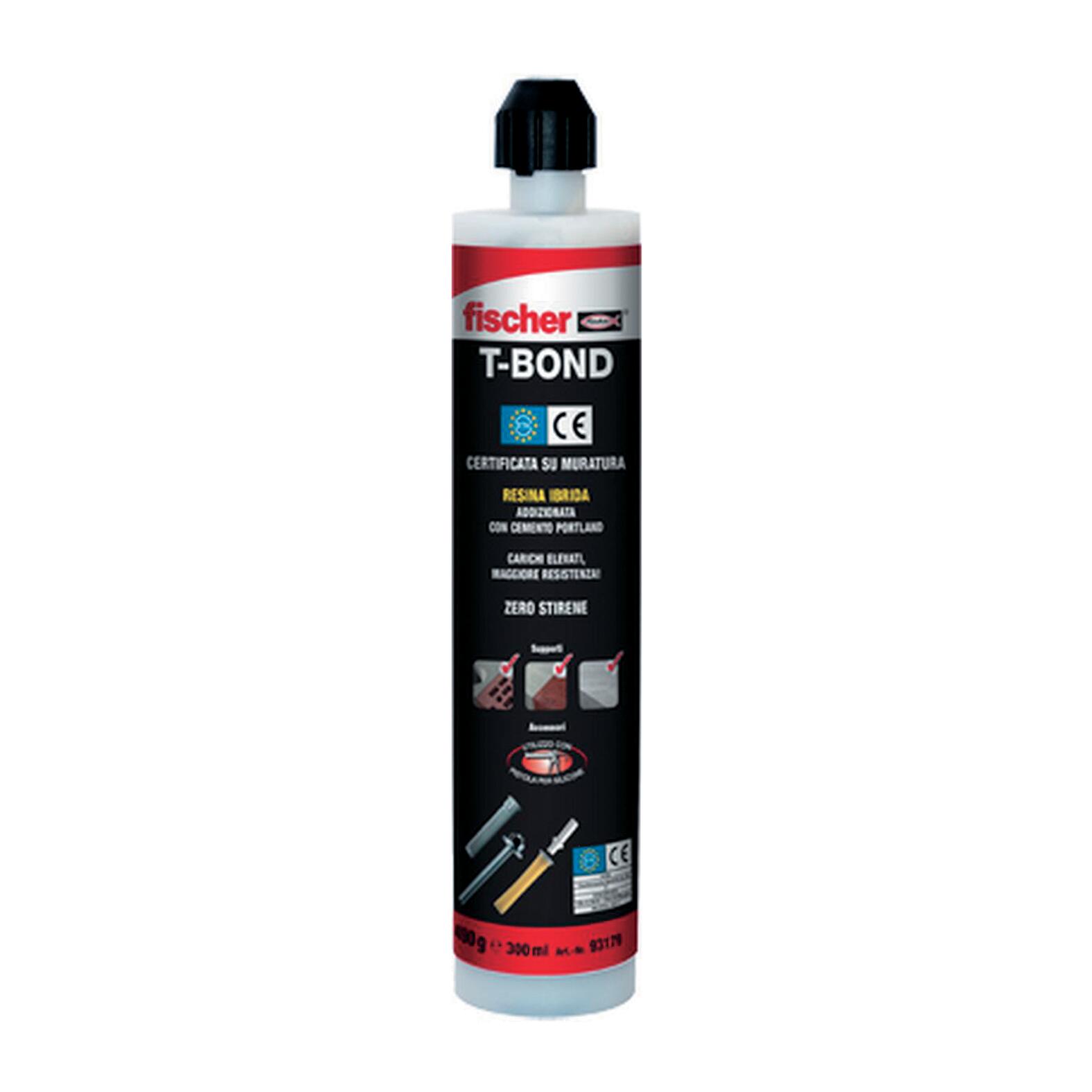Cartuccia per ancorante chimico FISCHER T-BOND PRO1 300 ml - 7