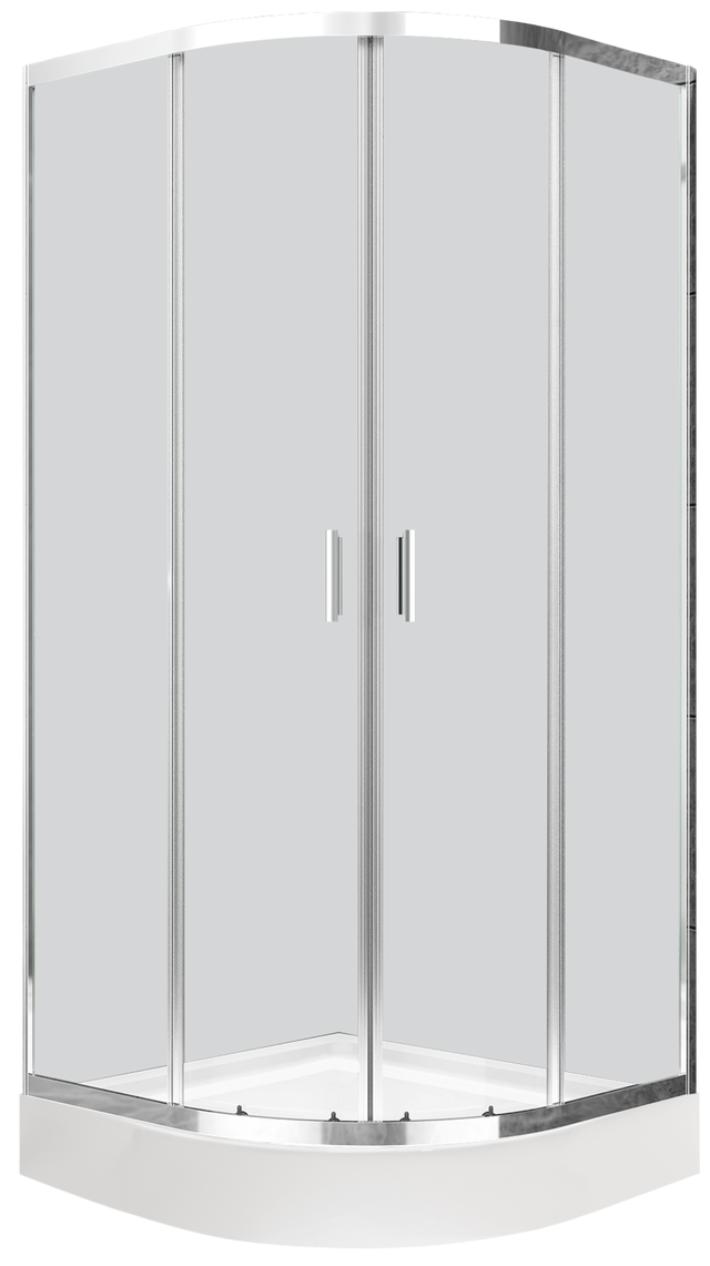 Kabina prysznicowa z brodzikiem Ultra 80x80x206 cm Liveno