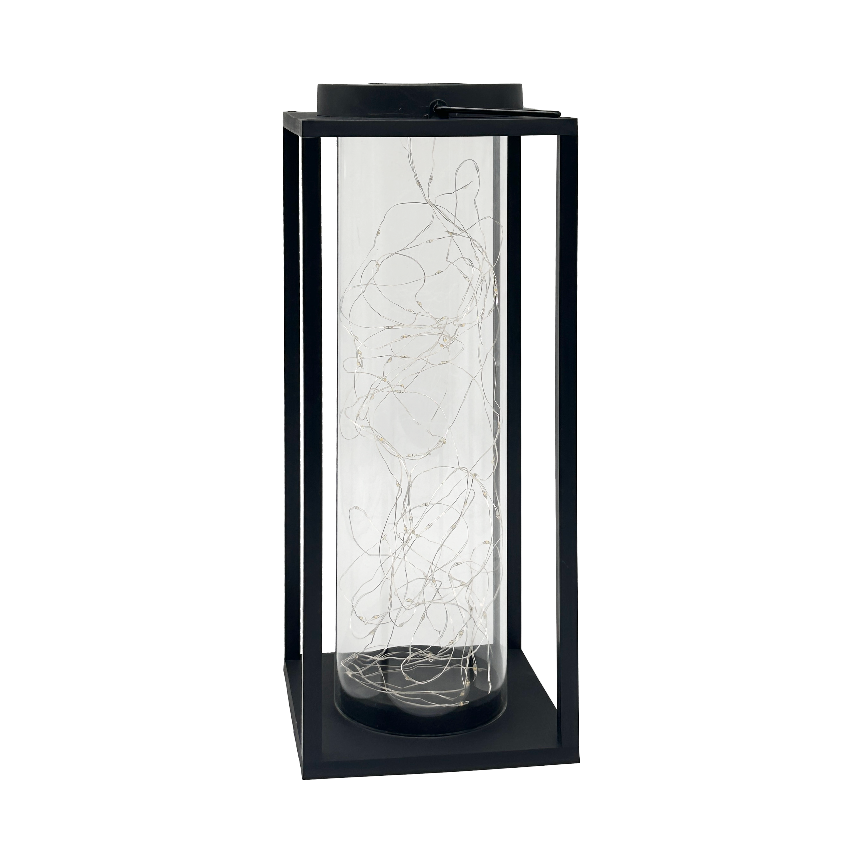 Lampa solarna stojąca Glamour 40 cm czarna LED Goldlux