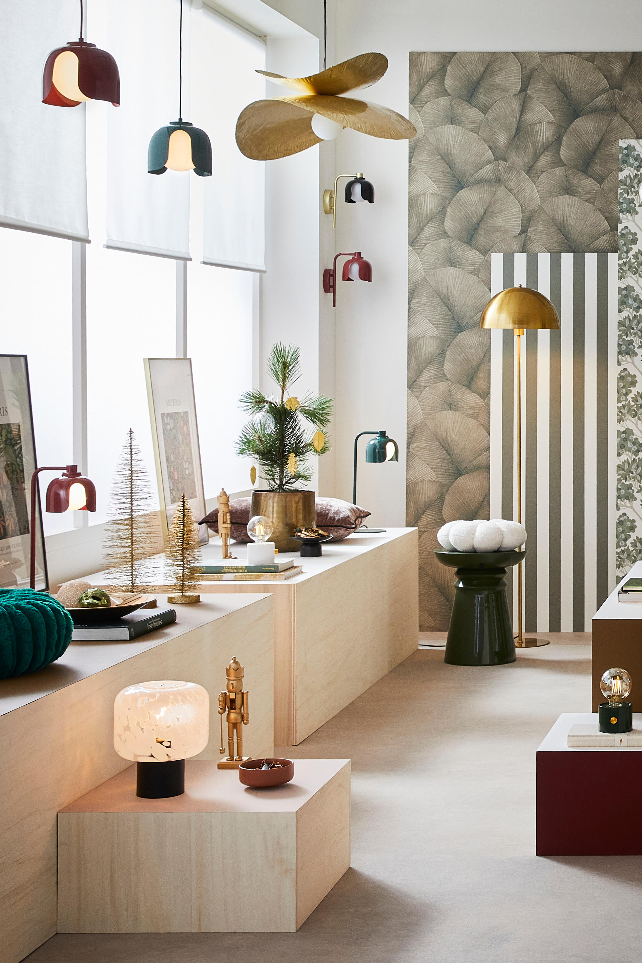 Papier peint intissé Rayure jovan INSPIRE vert - 6