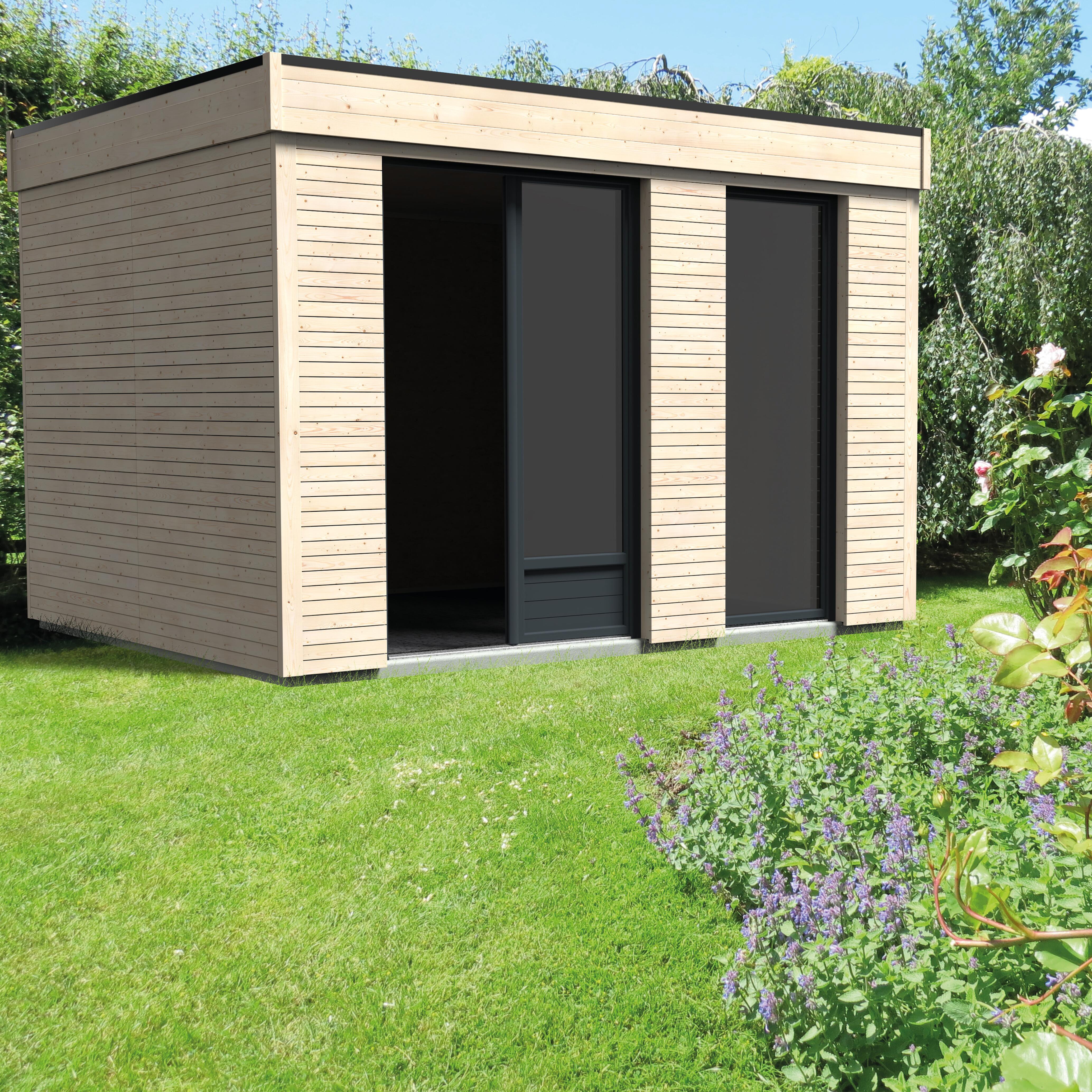 Riparo Da Giardino In Legno Lopun 4,96 M² - Doppia Anta, Copertura Inclusa - Foto 6