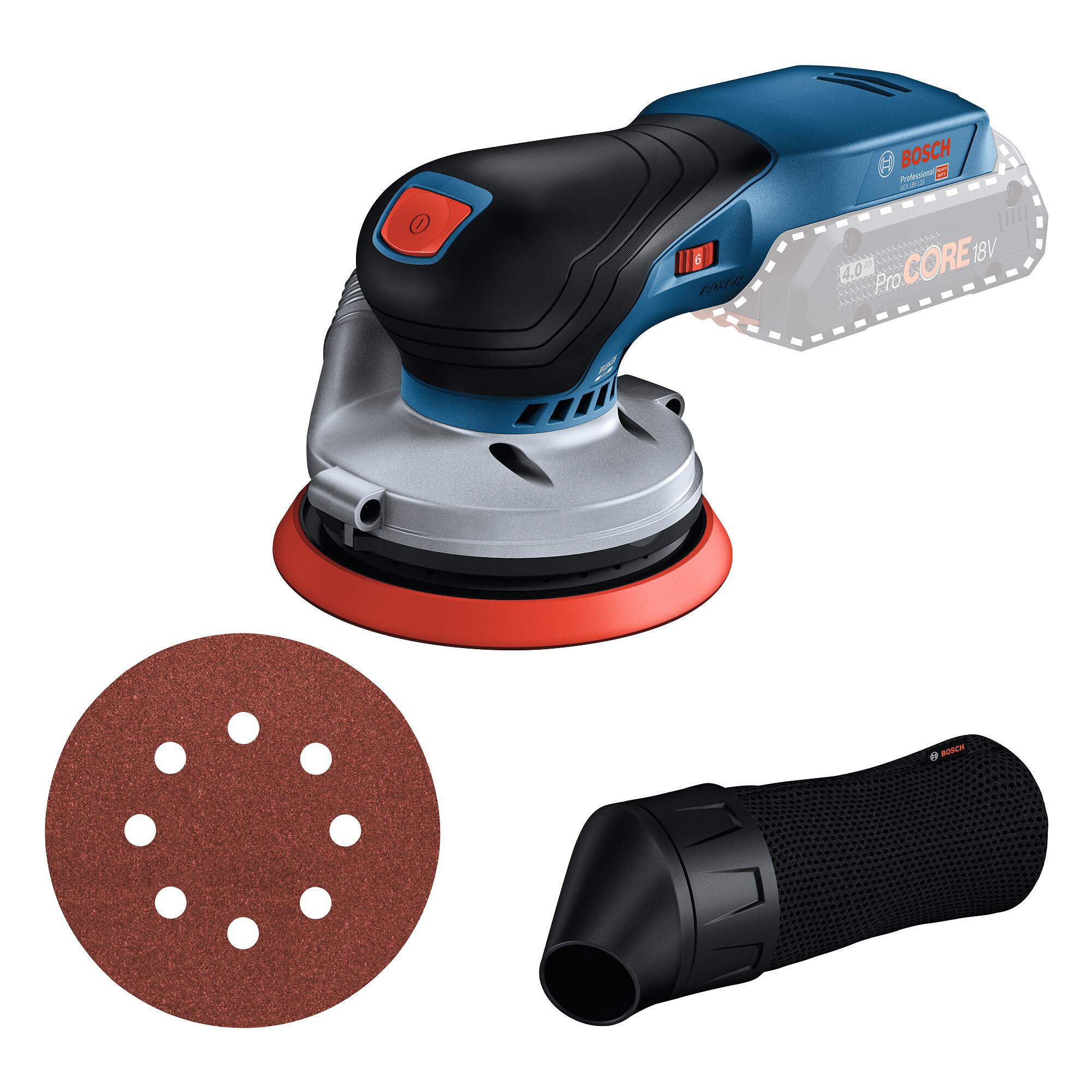LIJADORA EXCENTRICA A BATERIA 18V BOSCH GEX 18V-125 BRUSHLESS - 2