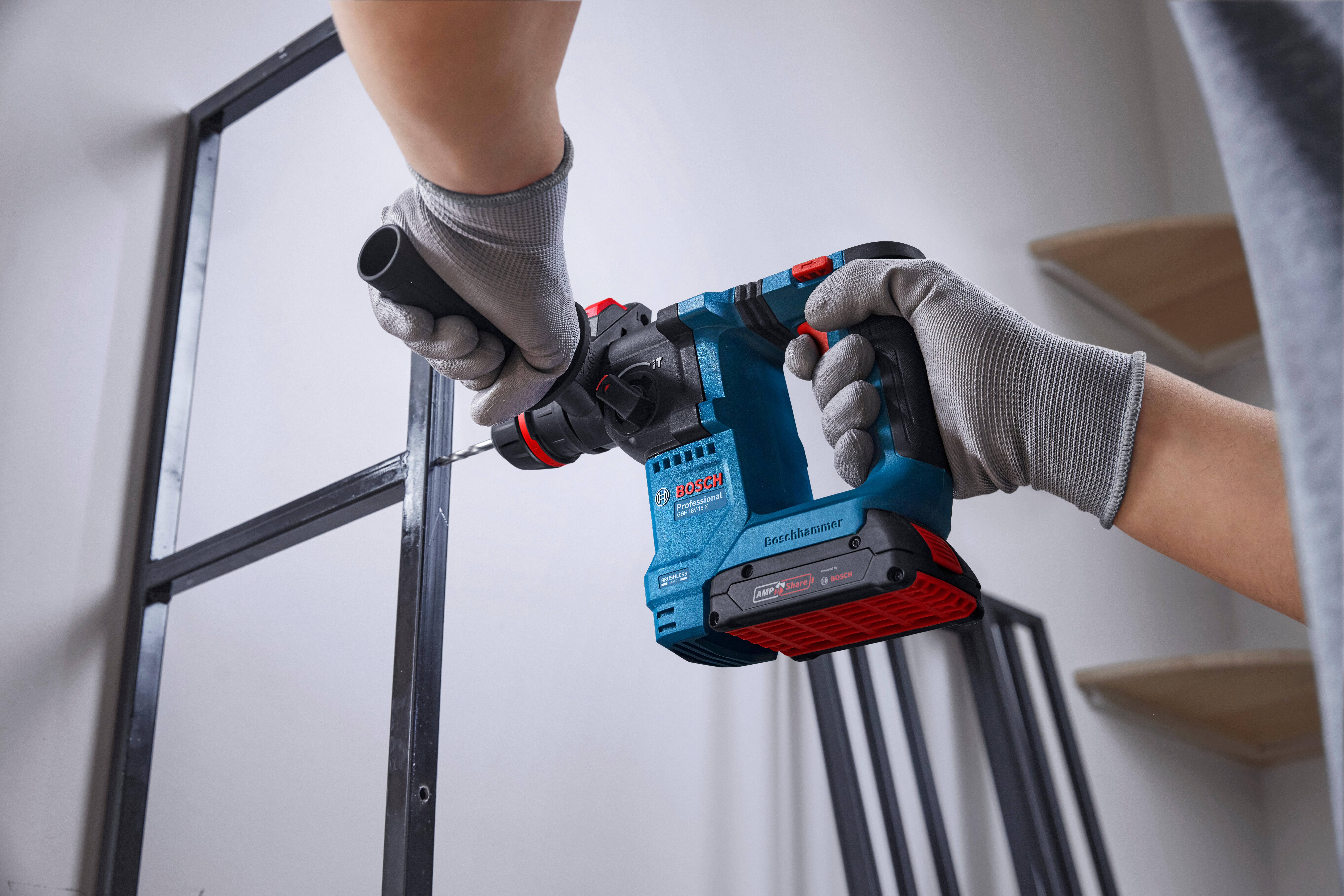 MARTILLO COMBINADO BATERÍA BRUSHLESS BOSCH GBH 18V-18 X 18V 1.5J - 5