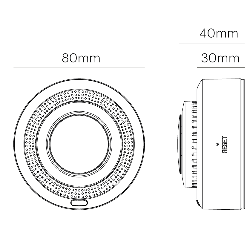 DETECTOR HUMO Y TEMPERATURA SMART NAVIGATOR - 2