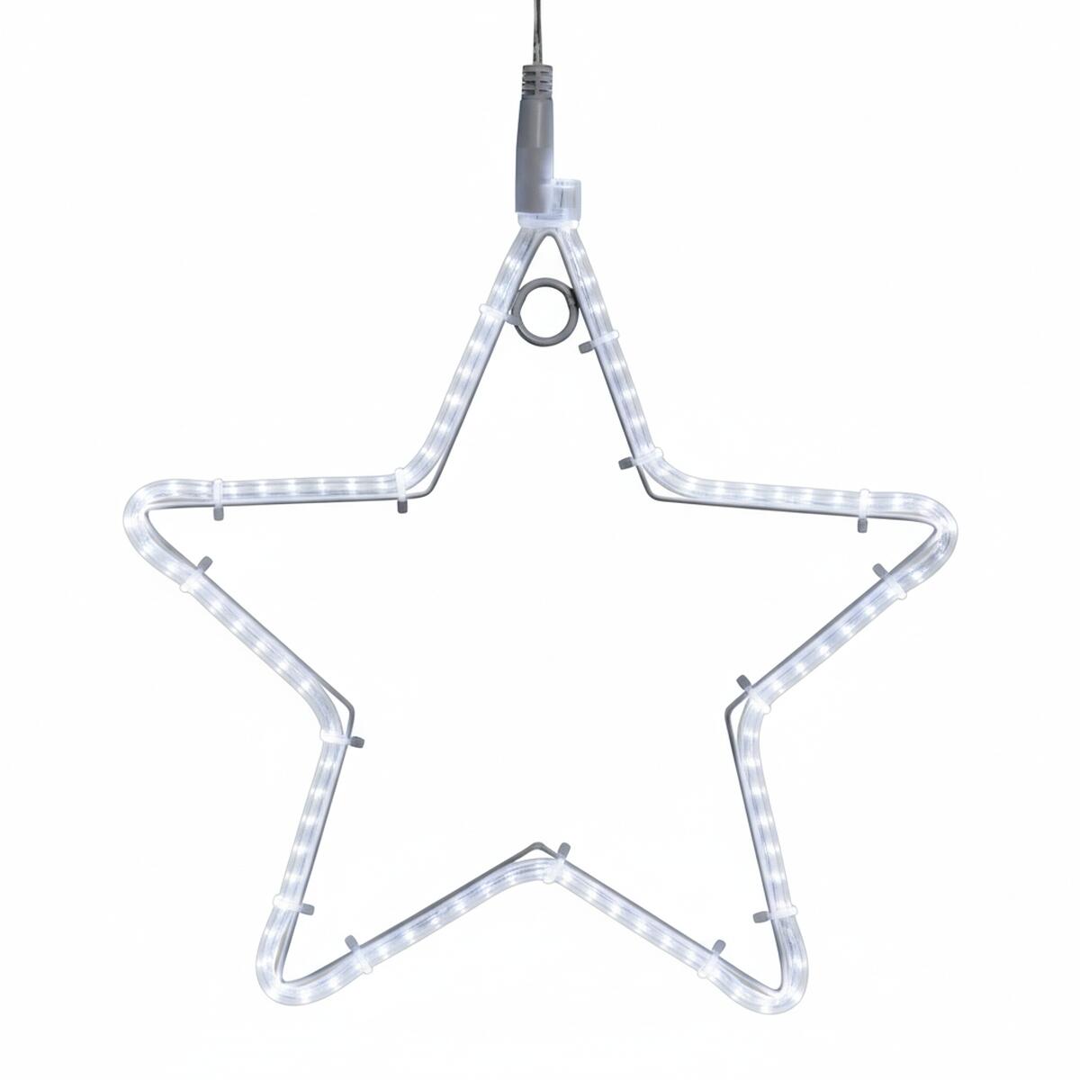 Stella decorativa luminosa 96 lampadine led bianco freddo L 1 m x H 30 cm - 3