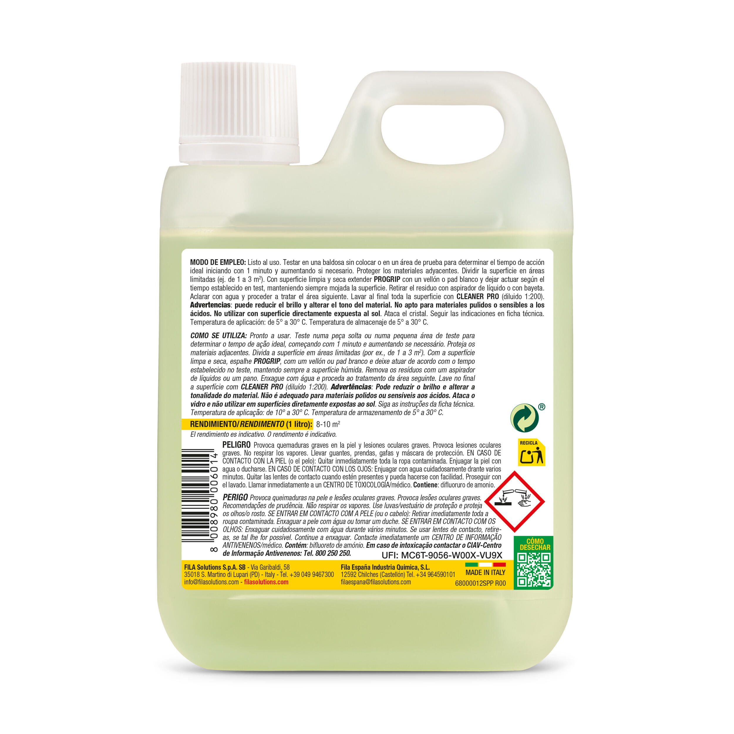 TRATAMIENTO PROFESIONAL ANTIDESLIZANTE FILA 1L - 3