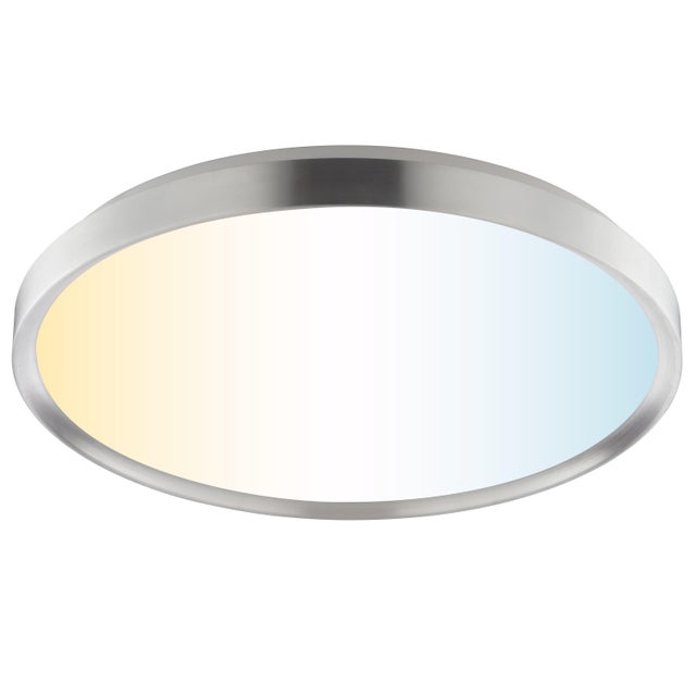 Plafón LED de techo con mando redondo ø48.5 cm gris Fancia BRILLIANT regulable de 3000K a 6500K CCT 3540 lm
