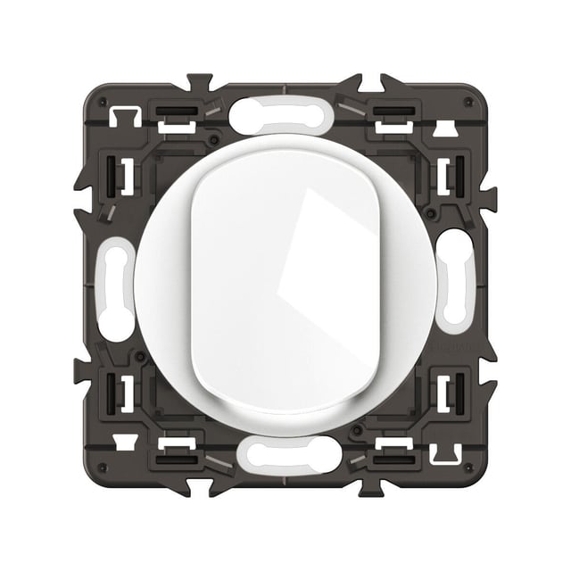 Interrupteur va-et-vient lumineux, LEGRAND Céliane, blanc