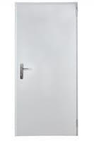 PUERTA ENTRADA  RESIDENCIAL LACADA BLANCA CLASICA 91 CM IZQUIERDA - 2