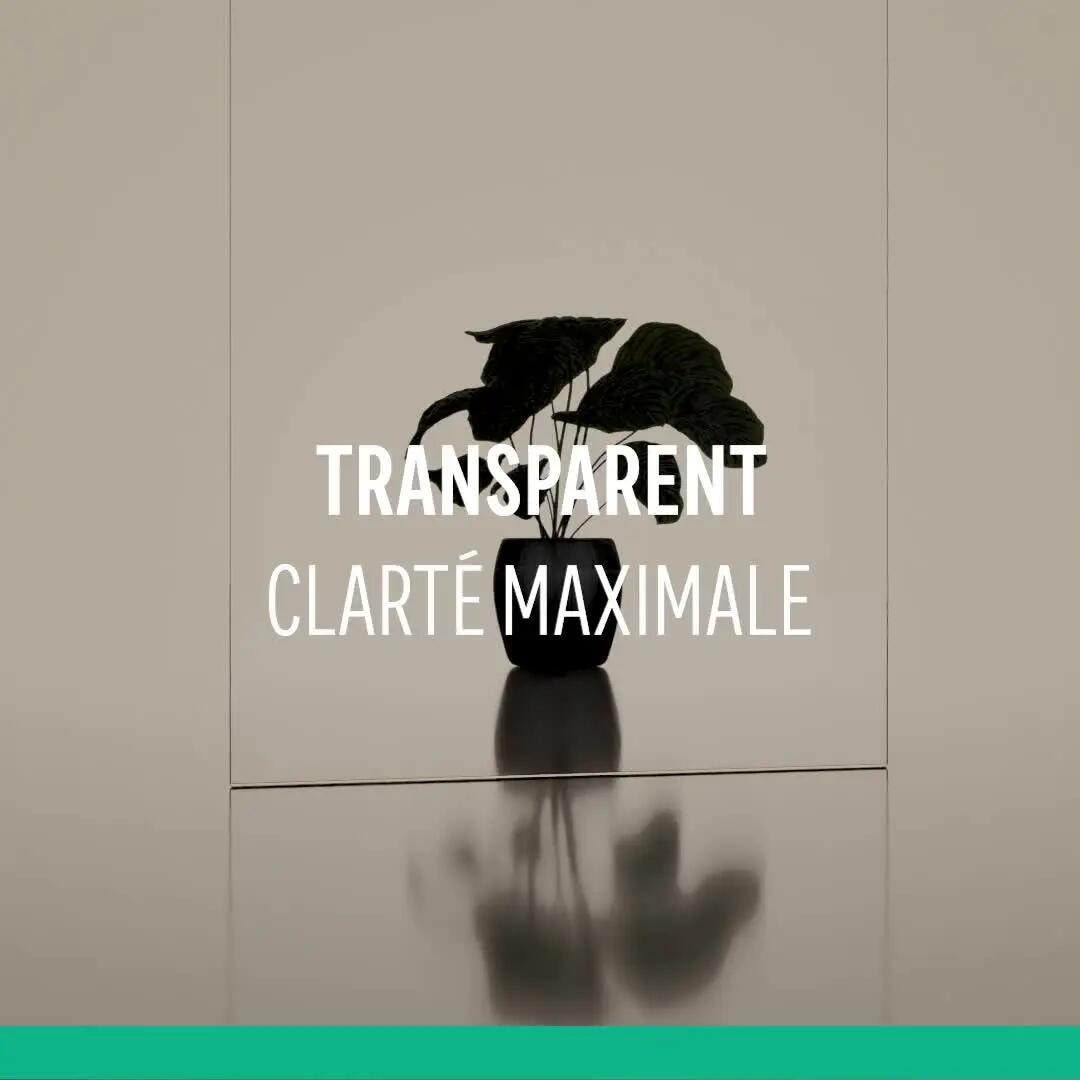Verre fluté pour verrière Atelier H.130 cm, Ep.4mm - 6