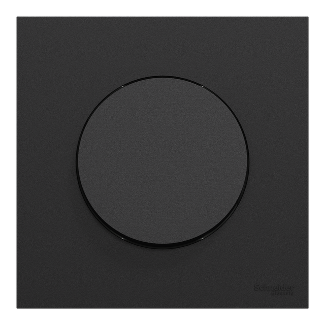Interrupteur va-et-vient ou poussoir complet Odace, SCHNEIDER ELECTRIC, noir