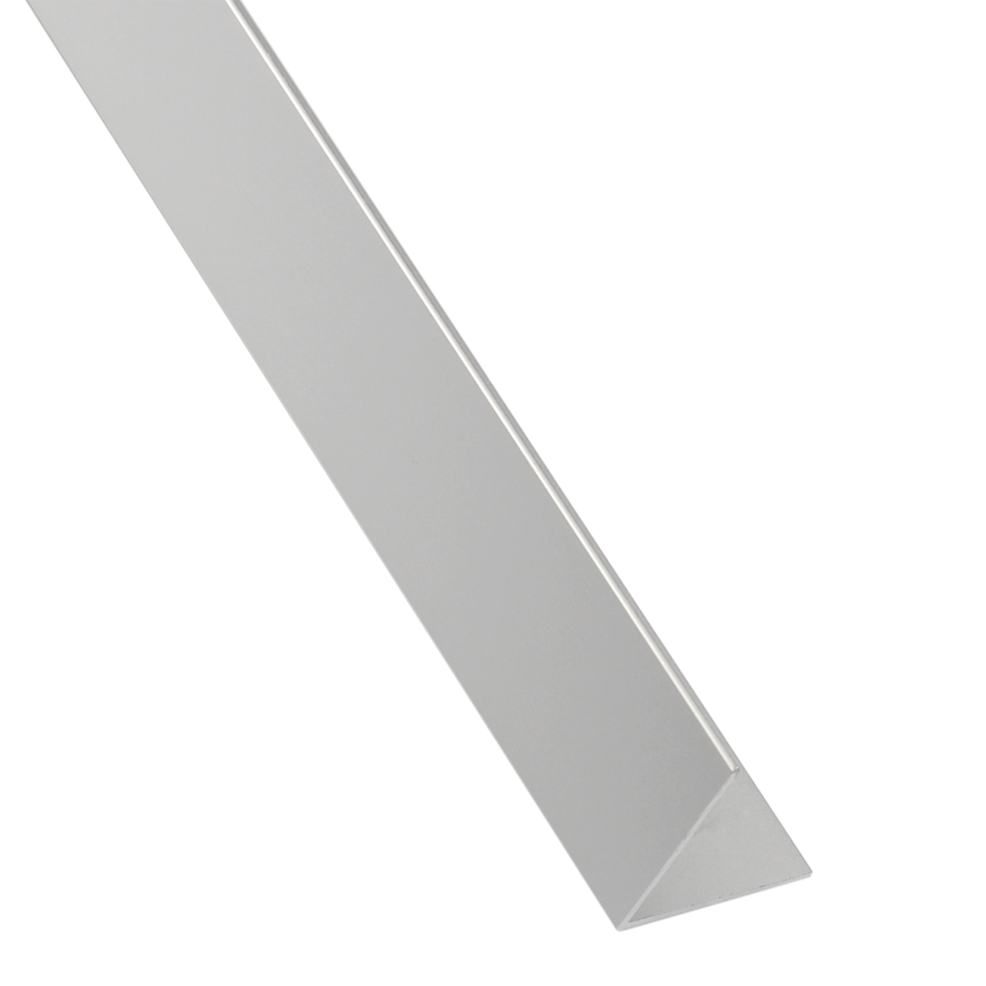 Cornière égale Aluminium Anodisé Gris Lisse L 2600 Mm Leroy Merlin