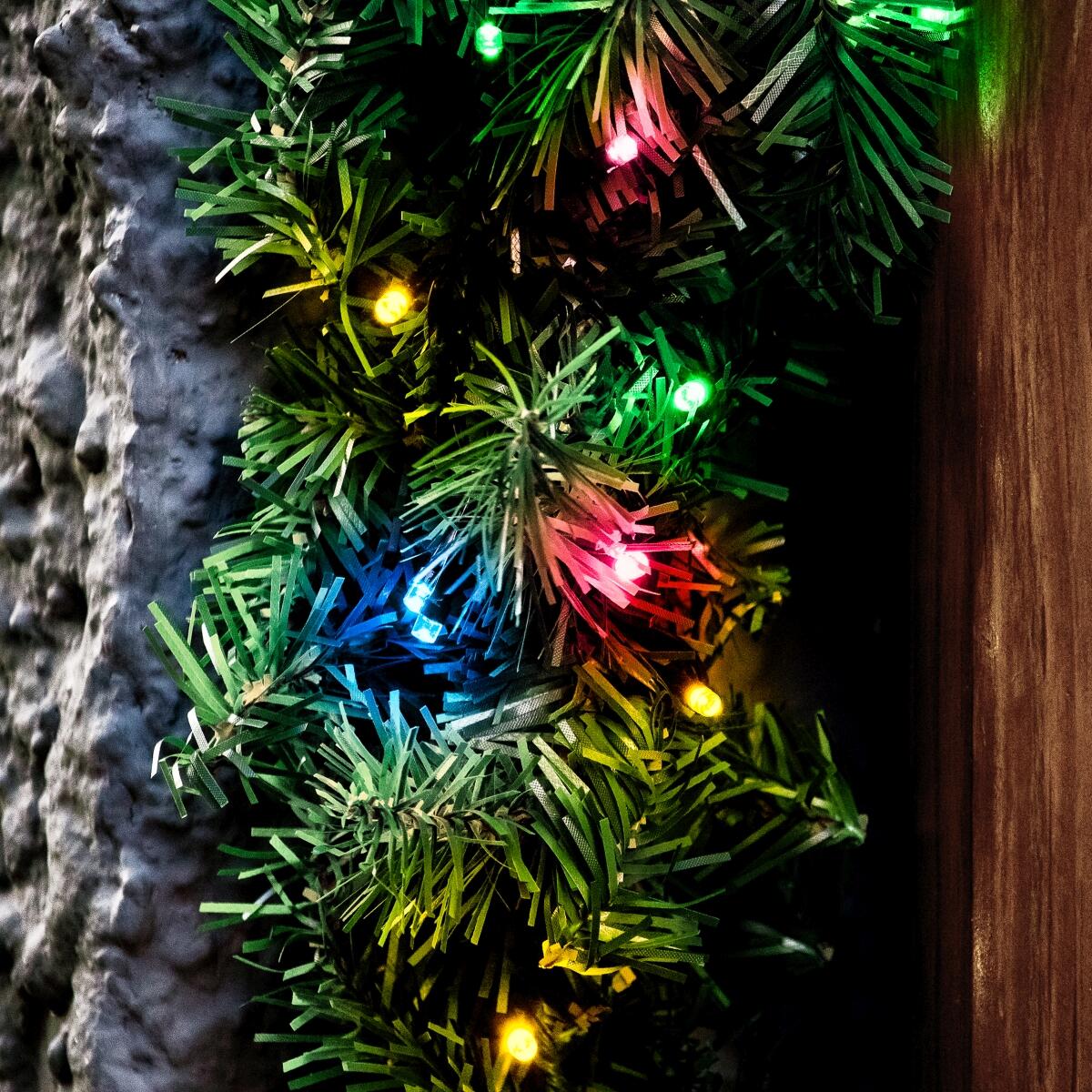 Catena luminosa per albero di Natale 180 luci LED multicolore 7.5 m - 2