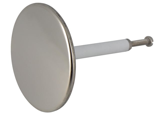 Clapet recouvrant pour bonde lavabo en inox, Diam.60 mm