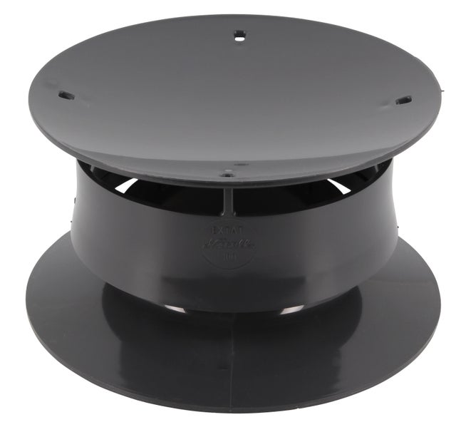 Extracteur statique pvc gris ardoise GIRPI, Diam.100 mm