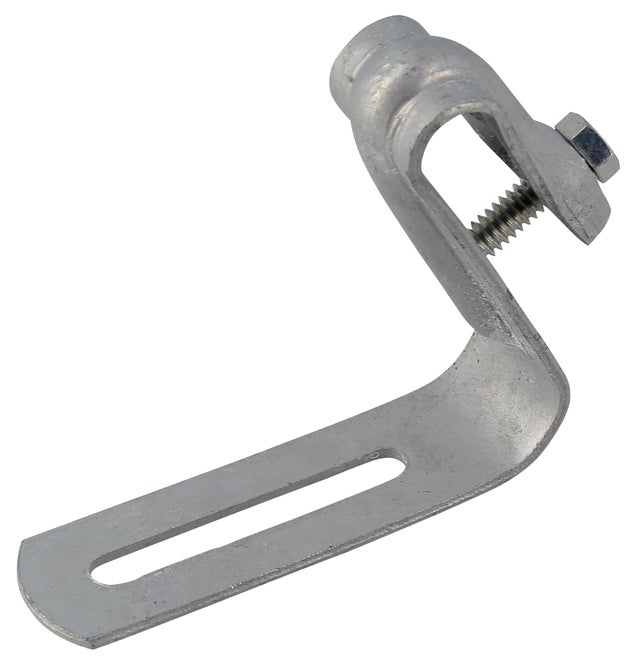 Etrier crochet pour couverture ondulée gris