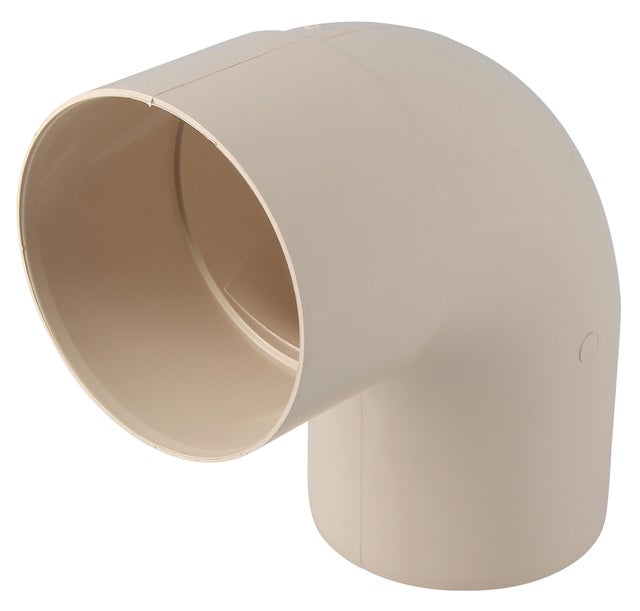 Coude 87.3° pvc sable GIRPI, Dév.25 cm Diam.80 mm