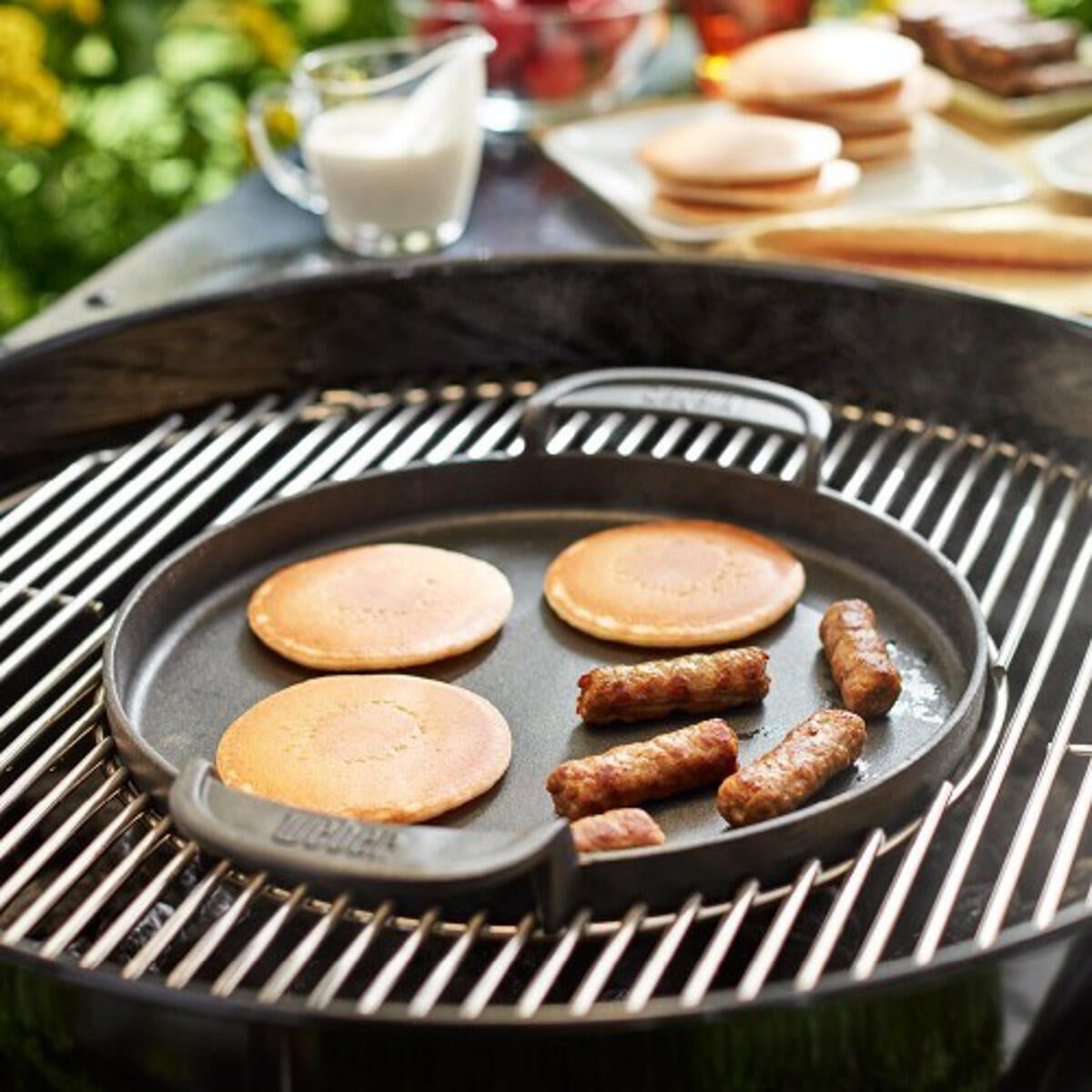 Pietra per barbecue in ghisa nera WEBER 30.5 x 38.5 cm - 14