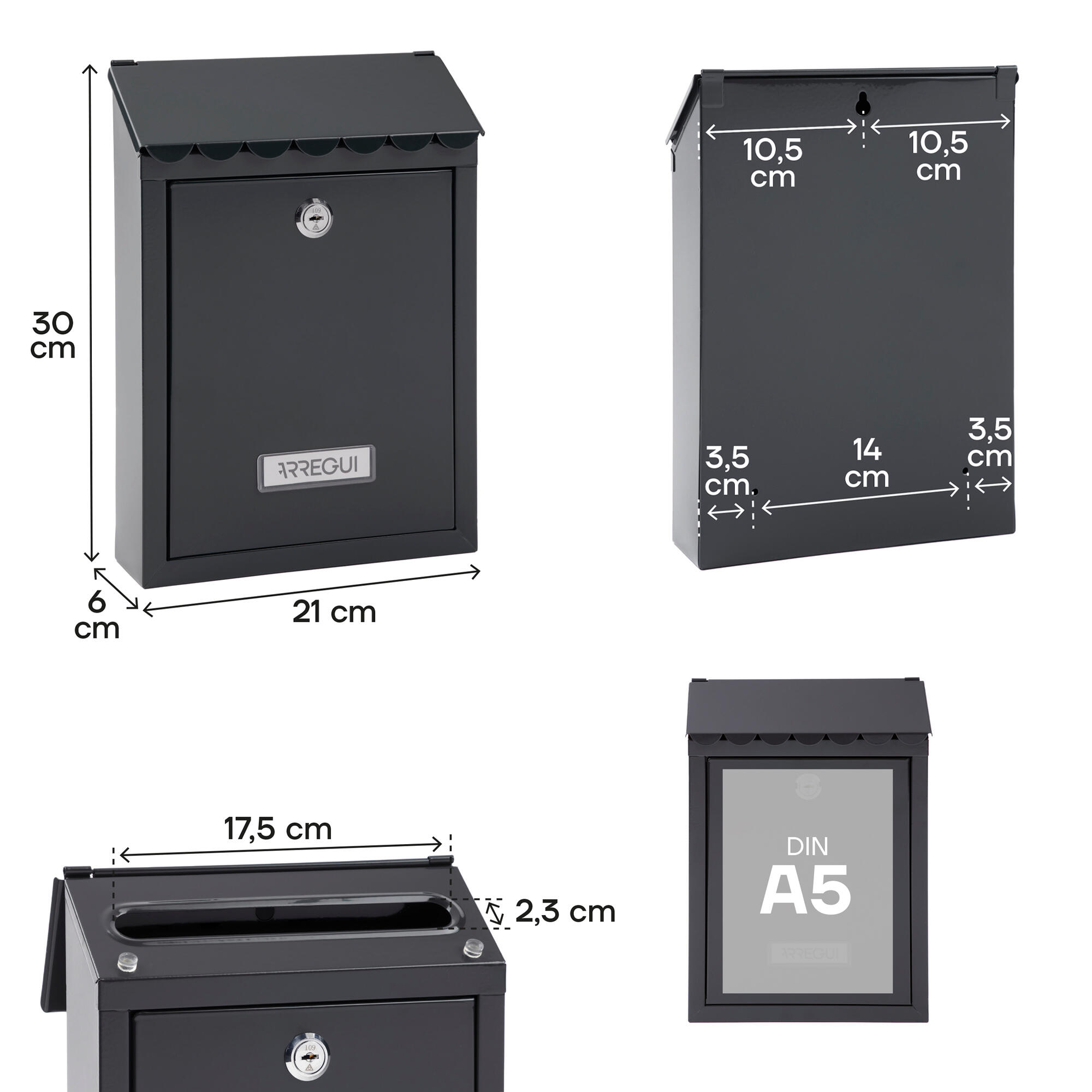 BUZÓN DE CORREO DE EXTERIOR CIVIC ANTRACITA ARREGUI - 4