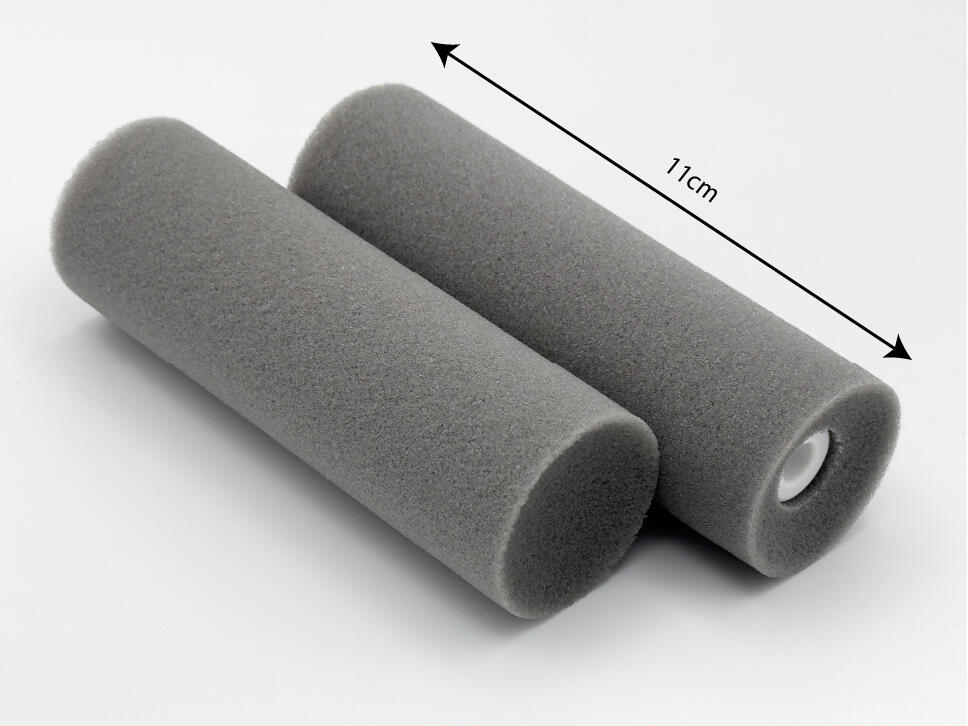 Recambio de mini rodillo para barnizar, lacar CIRET de 110 mm de anchura, 15 mm de diámetro, sin pelo. Fibra de poliéster. 2 unidades. - 5