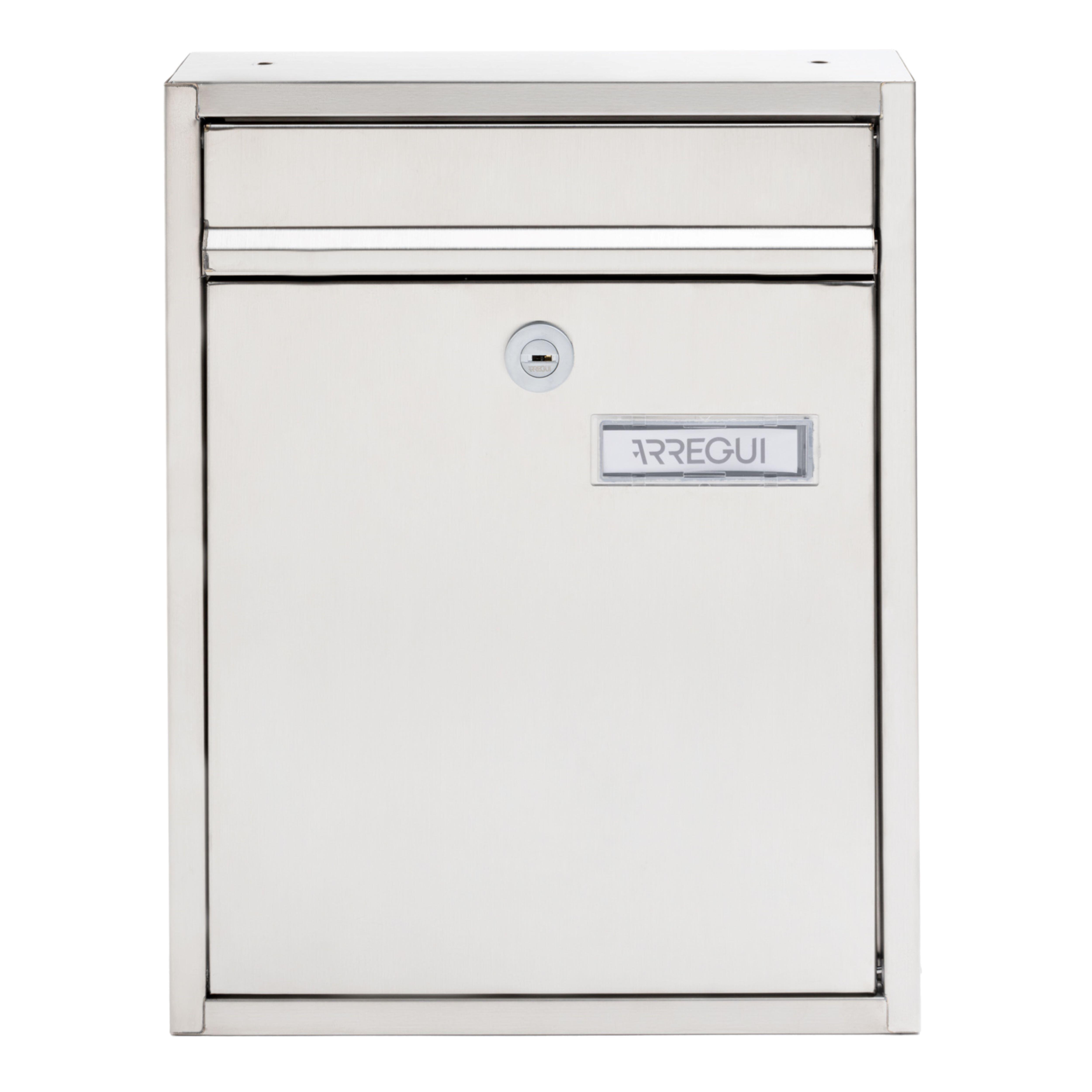 BUZON COMUNIDAD VERTICAL MIRA COVER INOX PUERTA INOX SATINADO - 2