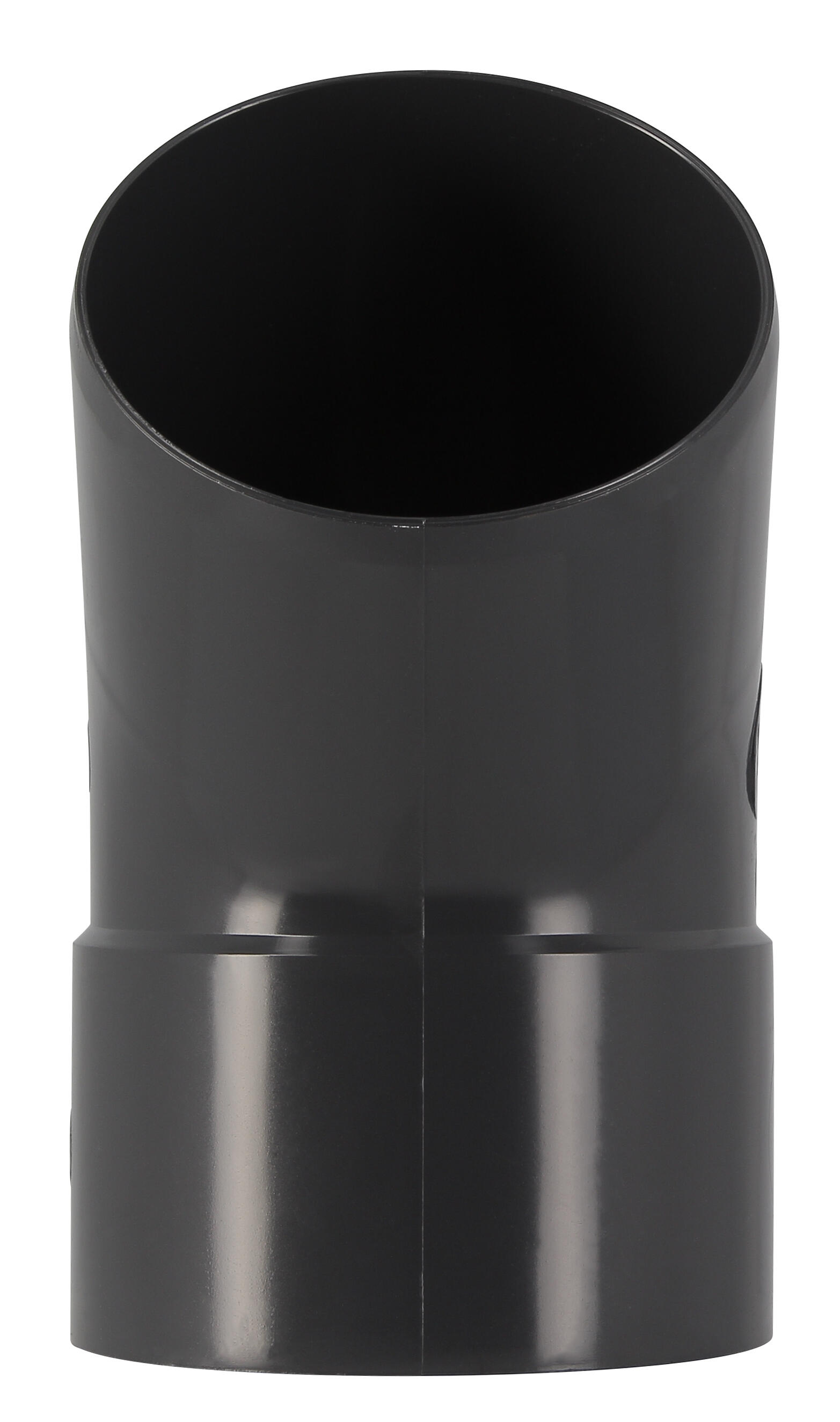 Coude 45° mâle/femelle D80 pour gouttière, PVC, ardoise - 3