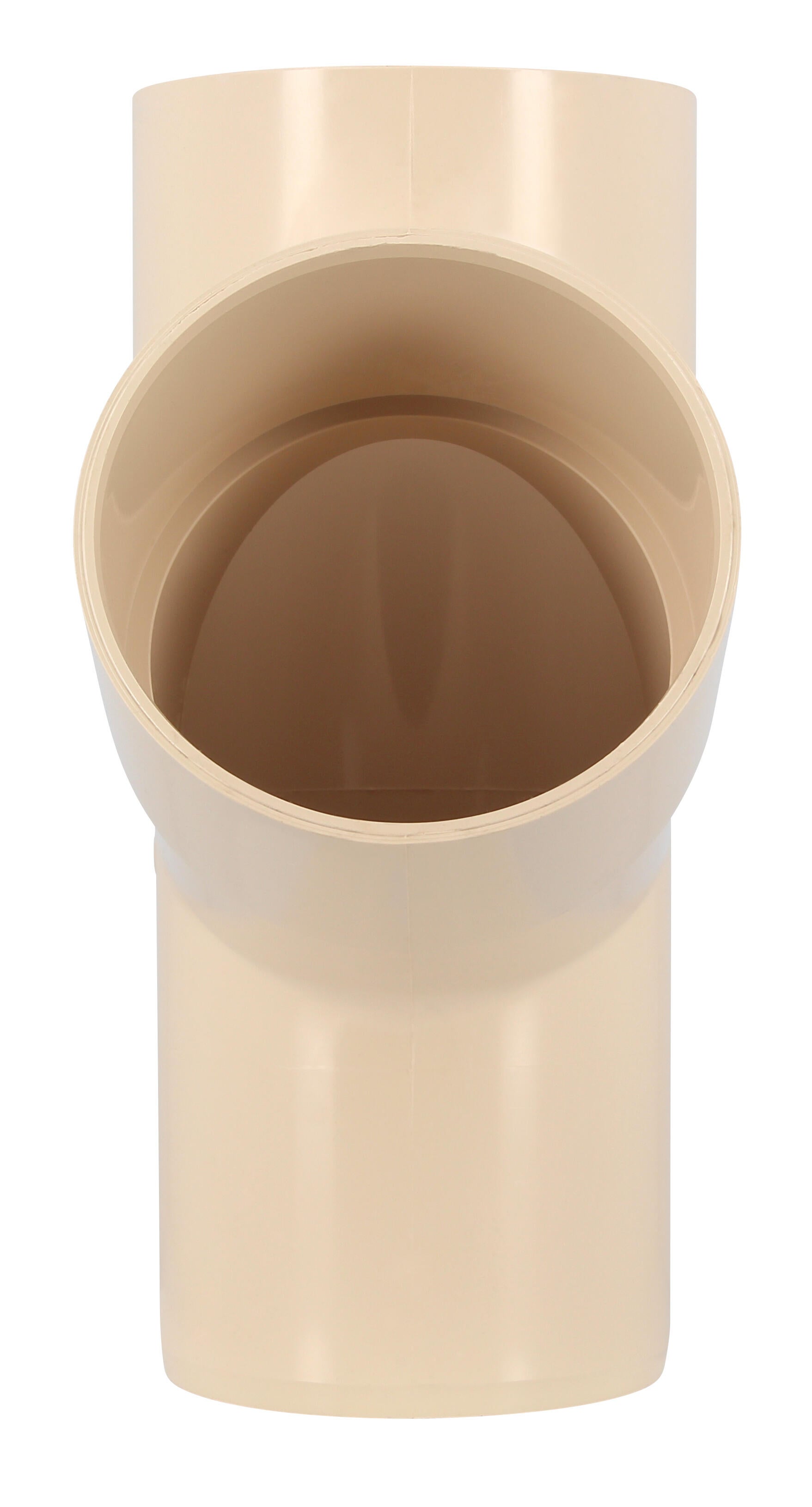 Culotte 67.3° pvc sable GIRPI, Dév.25 cm Diam.80 mm - 3