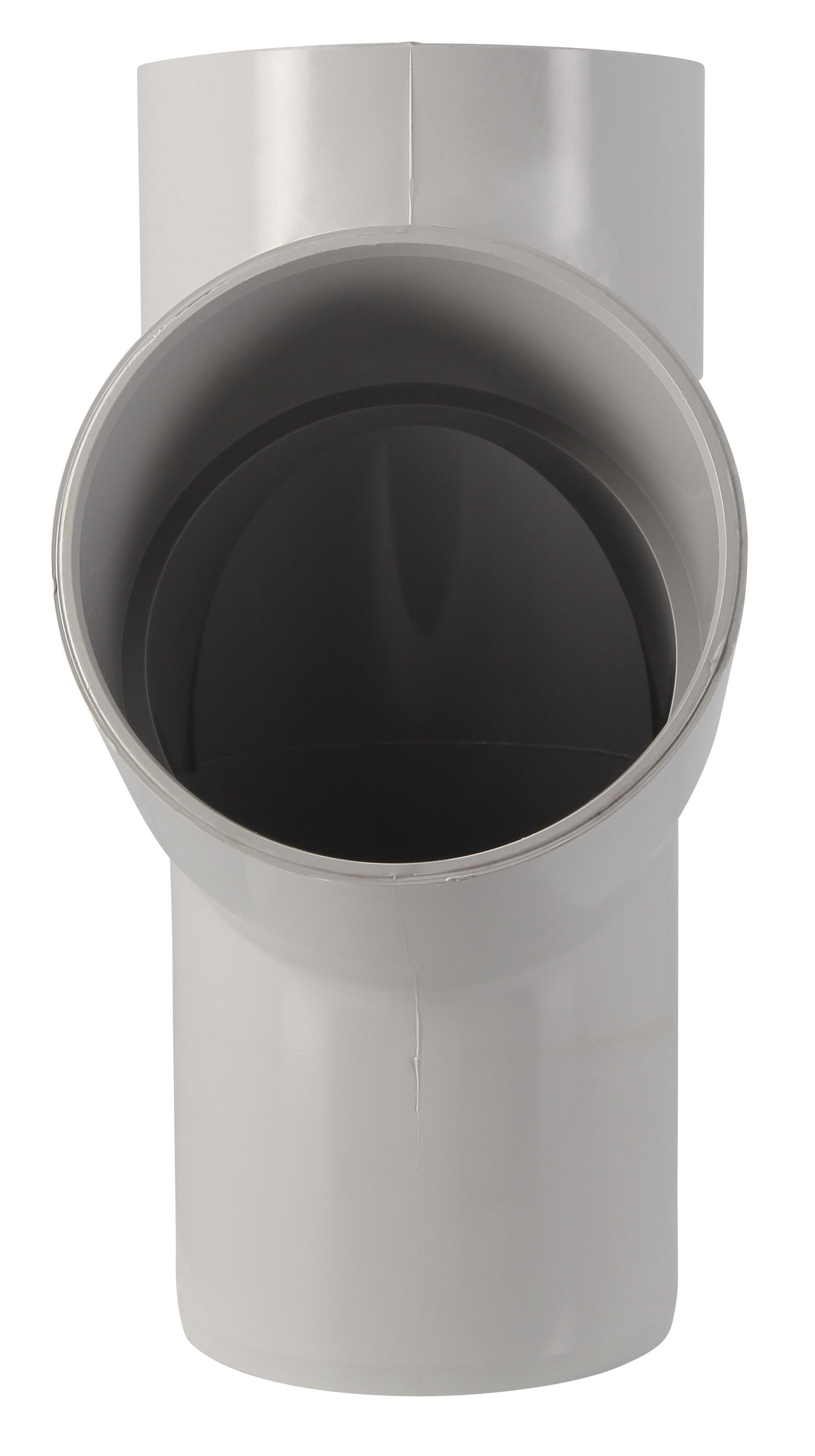 Culotte 67.3° pvc gris GIRPI, Dév.25 cm Diam.80 mm - 3