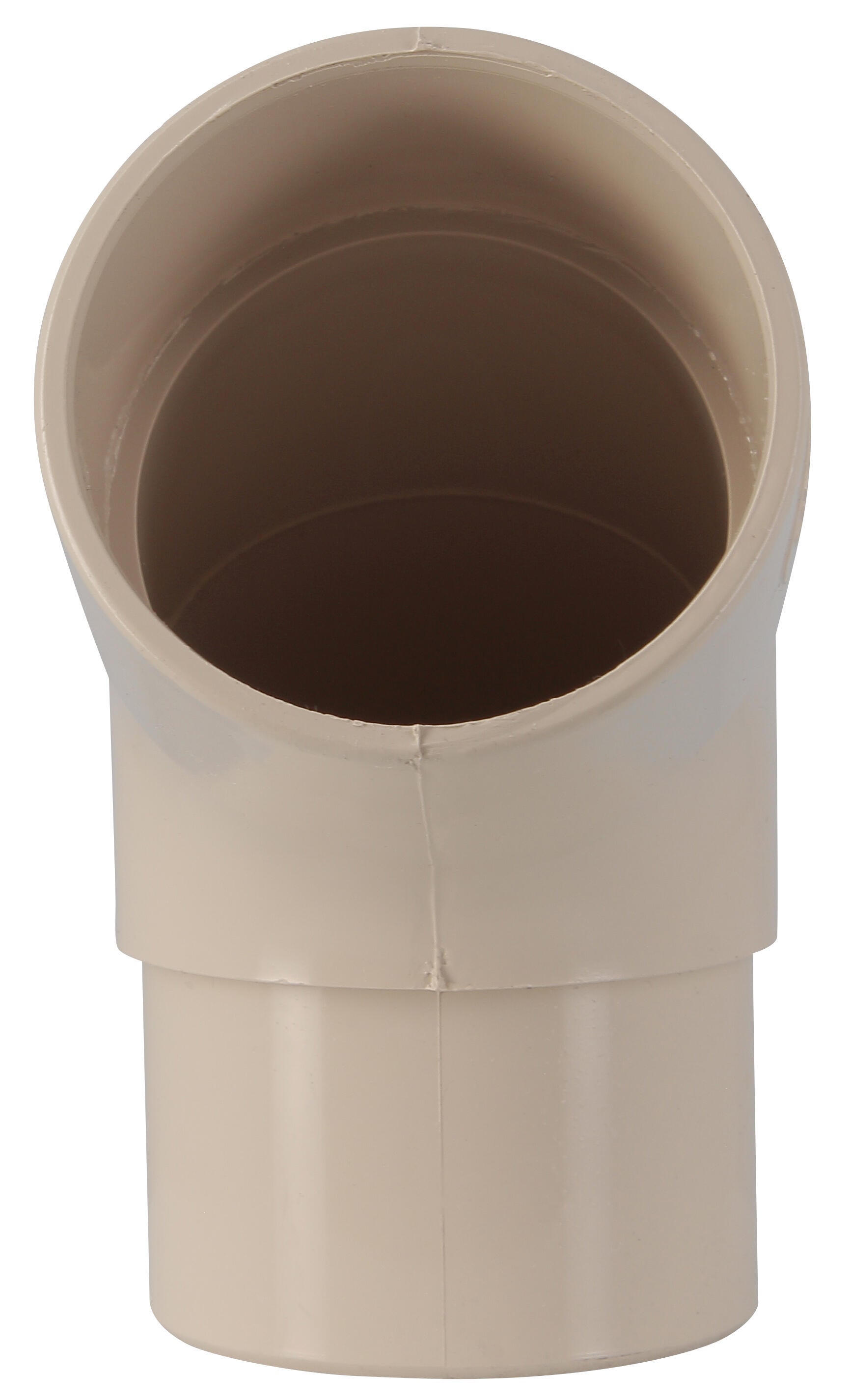 Coude 67.3° pvc sable GIRPI, Dév.16 cm Diam.50 mm - 3