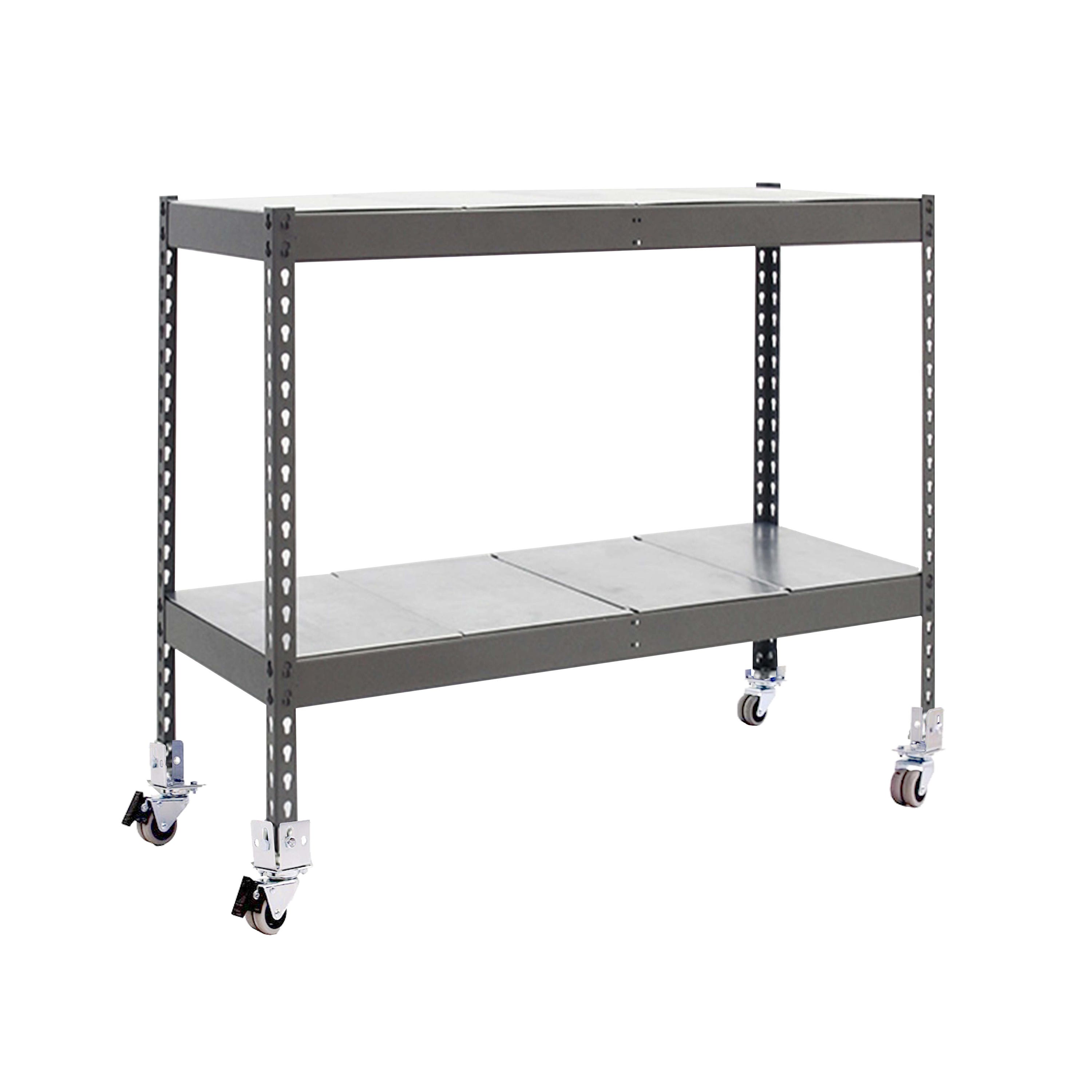 Acero Rack Estantería metálica en kit de acero de 45x90 cm y carga max. 280 kg por ...