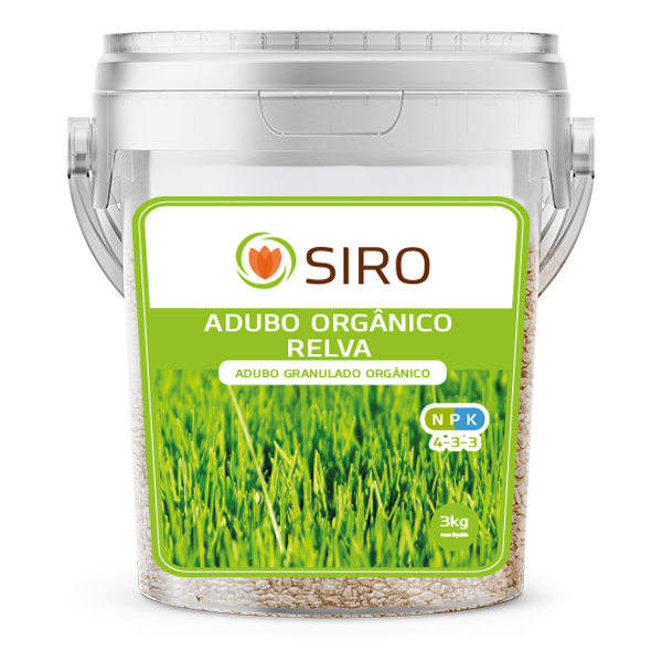 Adubo orgânico Siro relva 3kg
