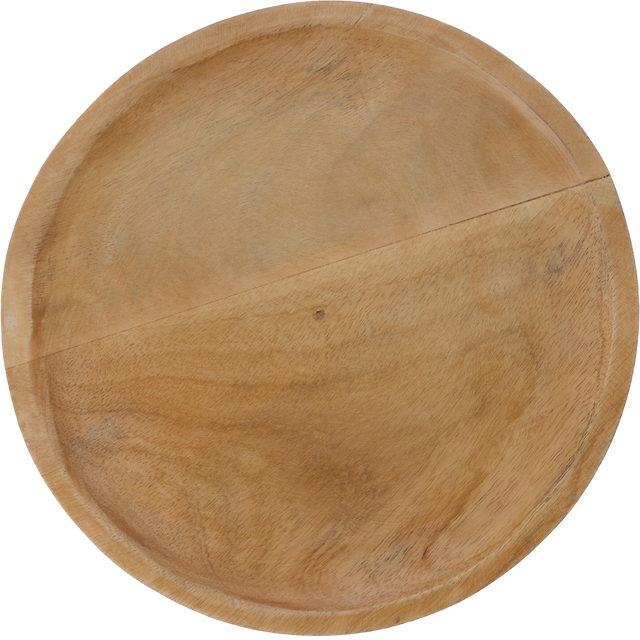 Talerz dekoracyjny drewniany śr. 28 cm