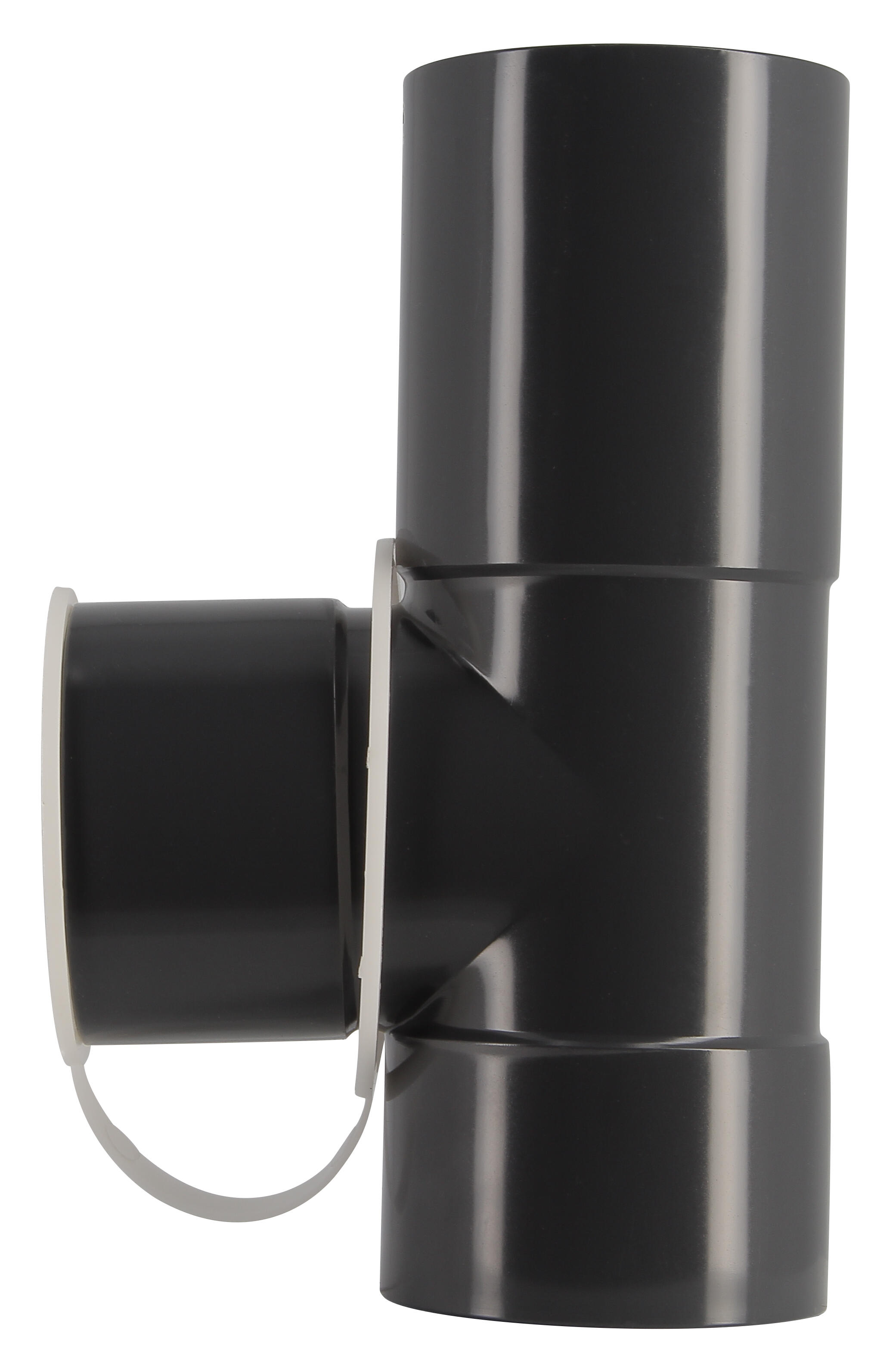 Collecteur d'eau pour gouttière ronde pvc ardoise GIRPI, Dév.16 cm Diam.50 mm - 2