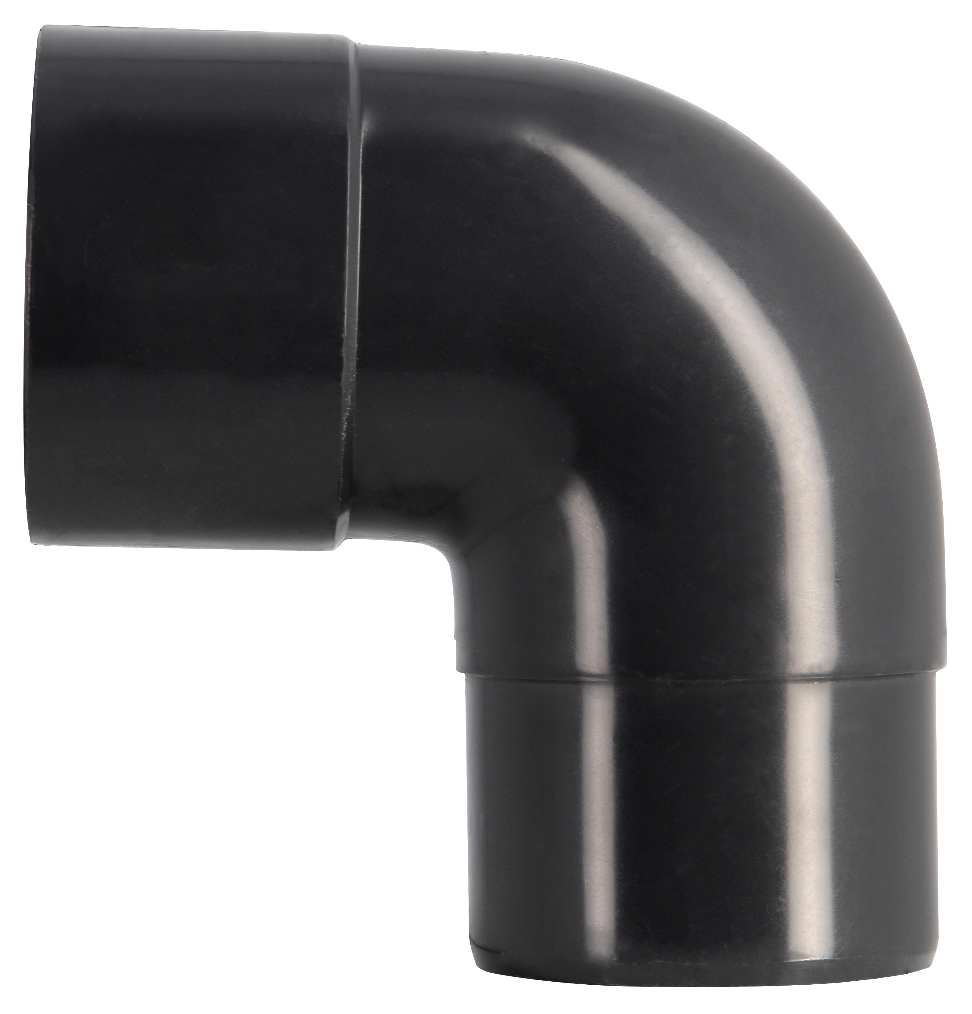 Coude 87.3° à coller pvc ardoise GIRPI, Dév.16 cm Diam.50 mm - 2