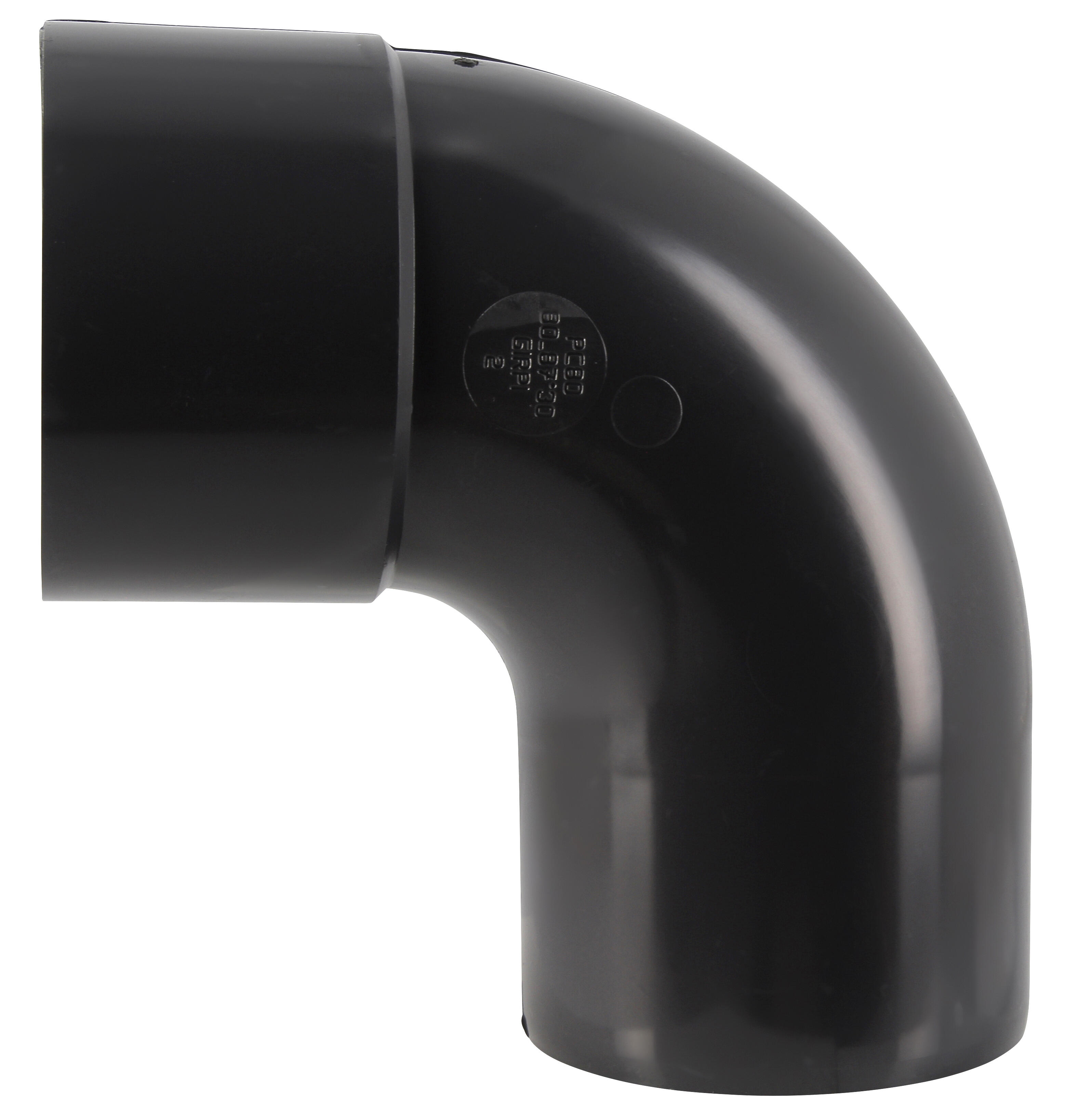 Coude 87.3° mâle / femelle pvc - 2