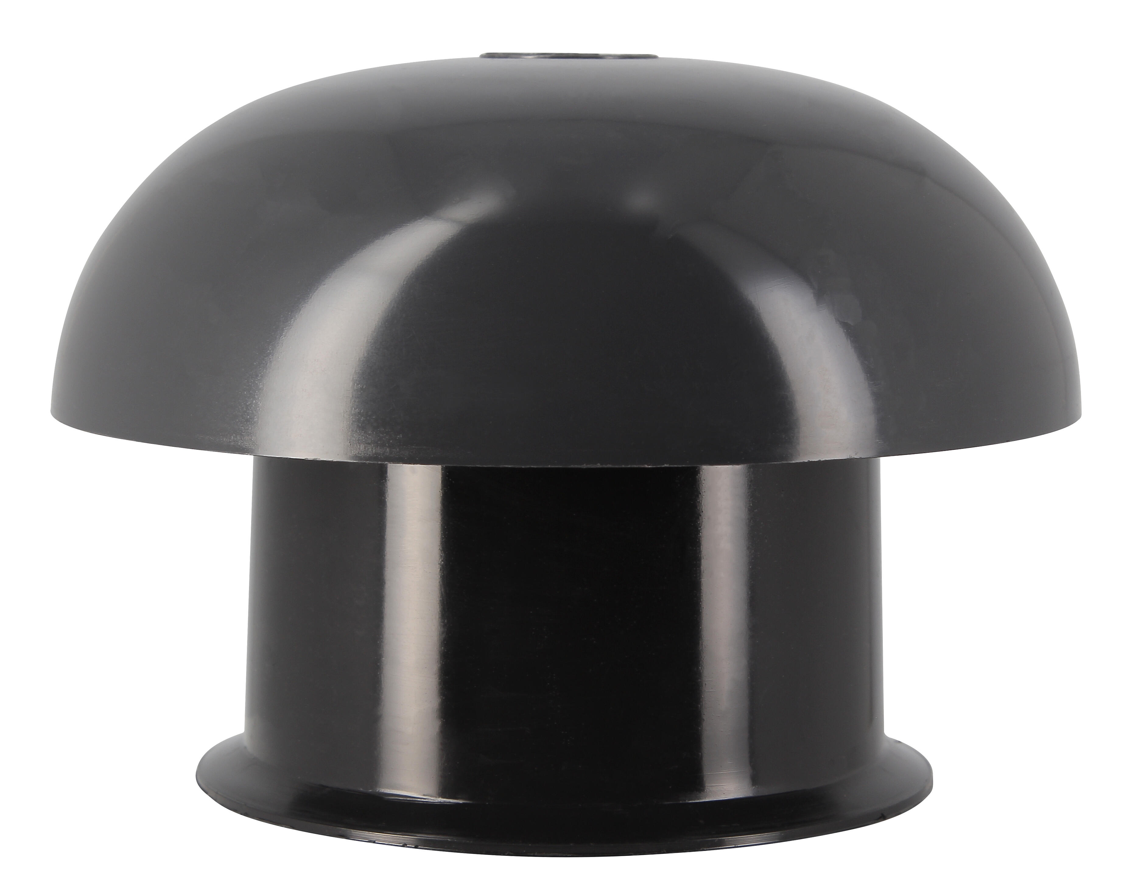 Chapeau de ventilation femelle pvc gris ardoise GIRPI, Diam.80 mm - 2