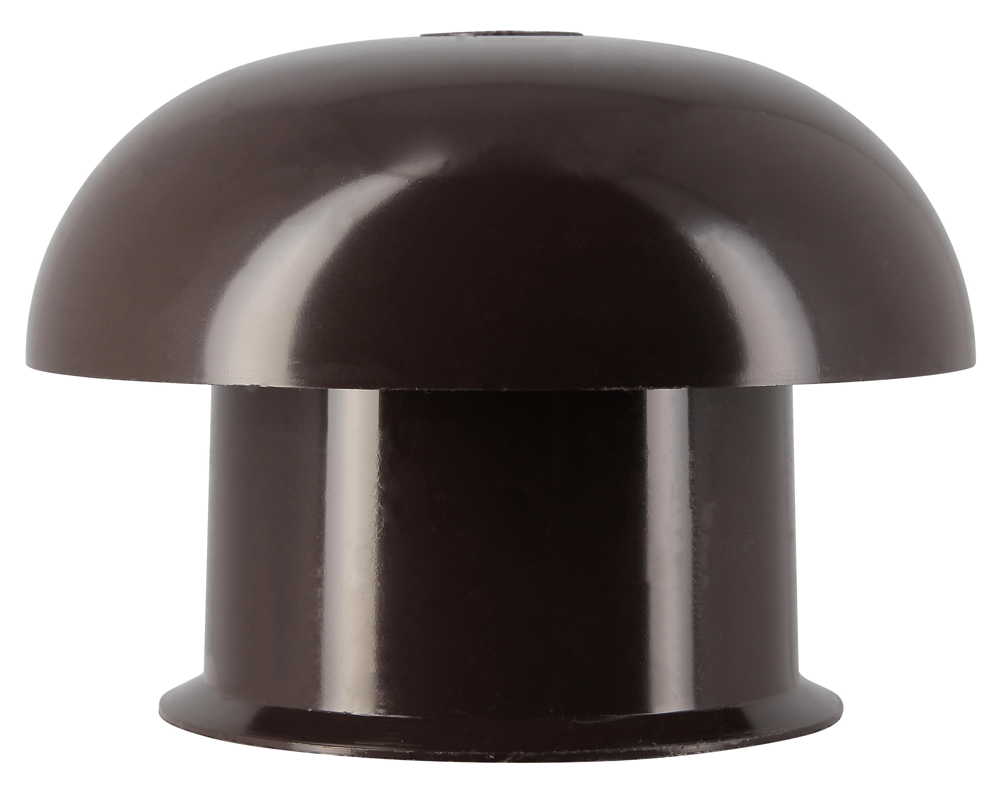 Chapeau de ventilation femelle pvc rouge tuile GIRPI, Diam.80 mm - 2