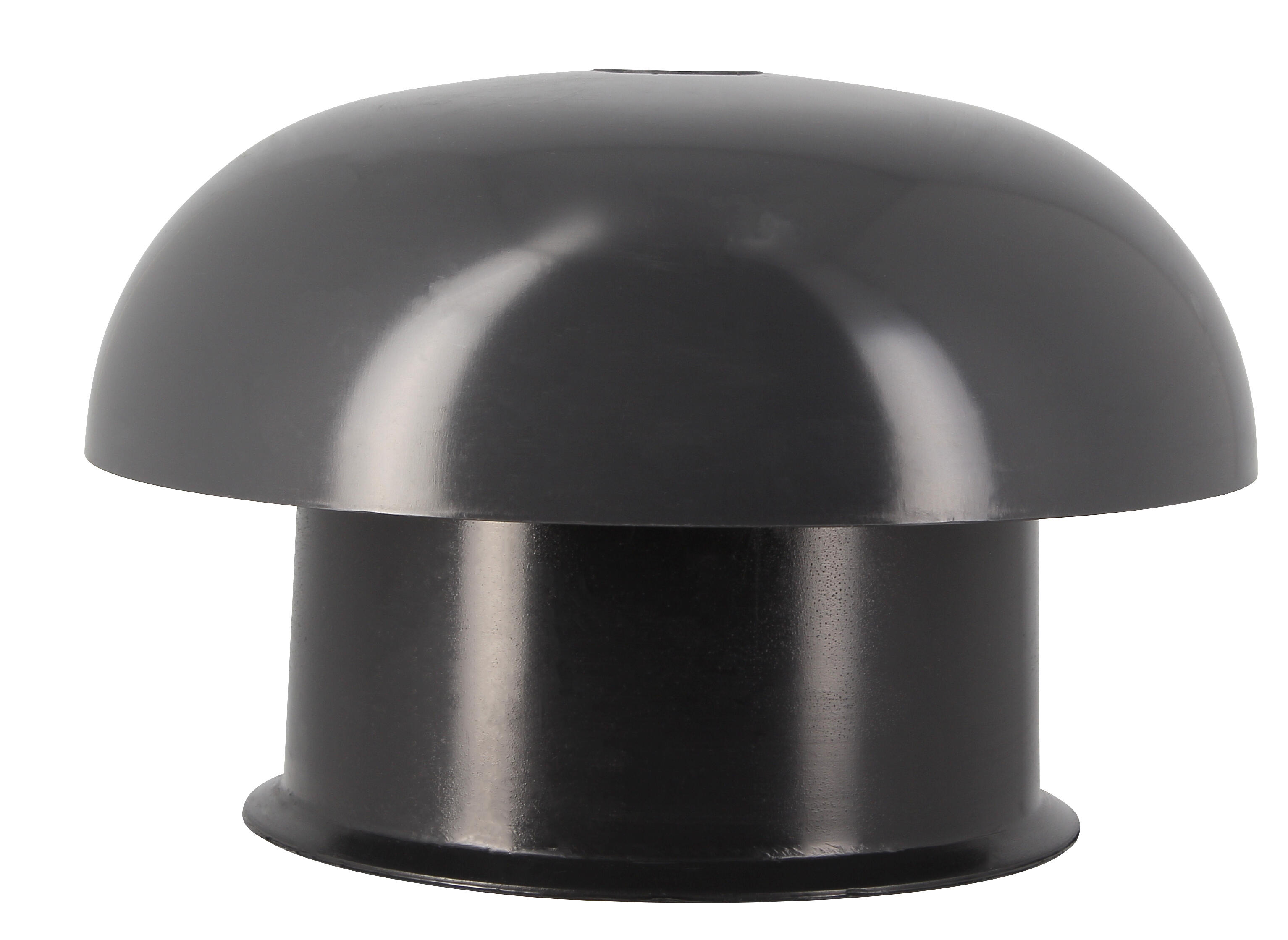 Chapeau de ventilation femelle pvc gris ardoise GIRPI, Diam.100 mm - 2