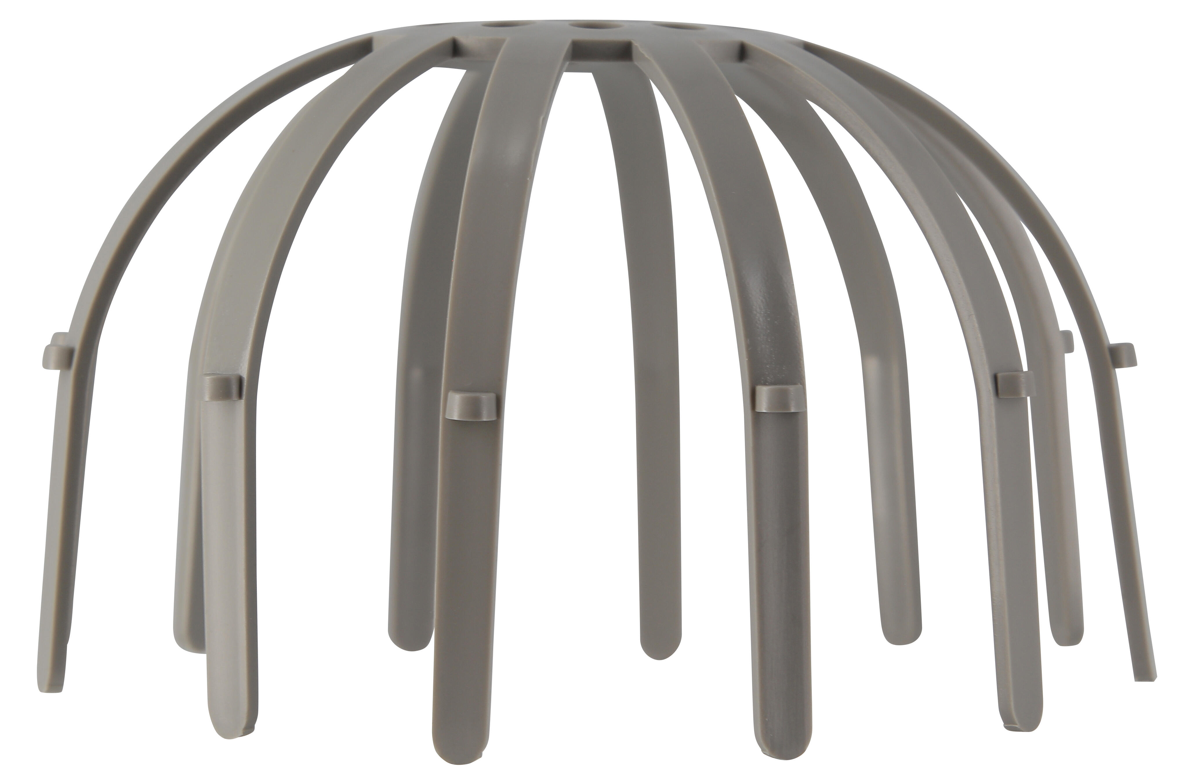 Crapaudine gris pvc D.100mm - 2