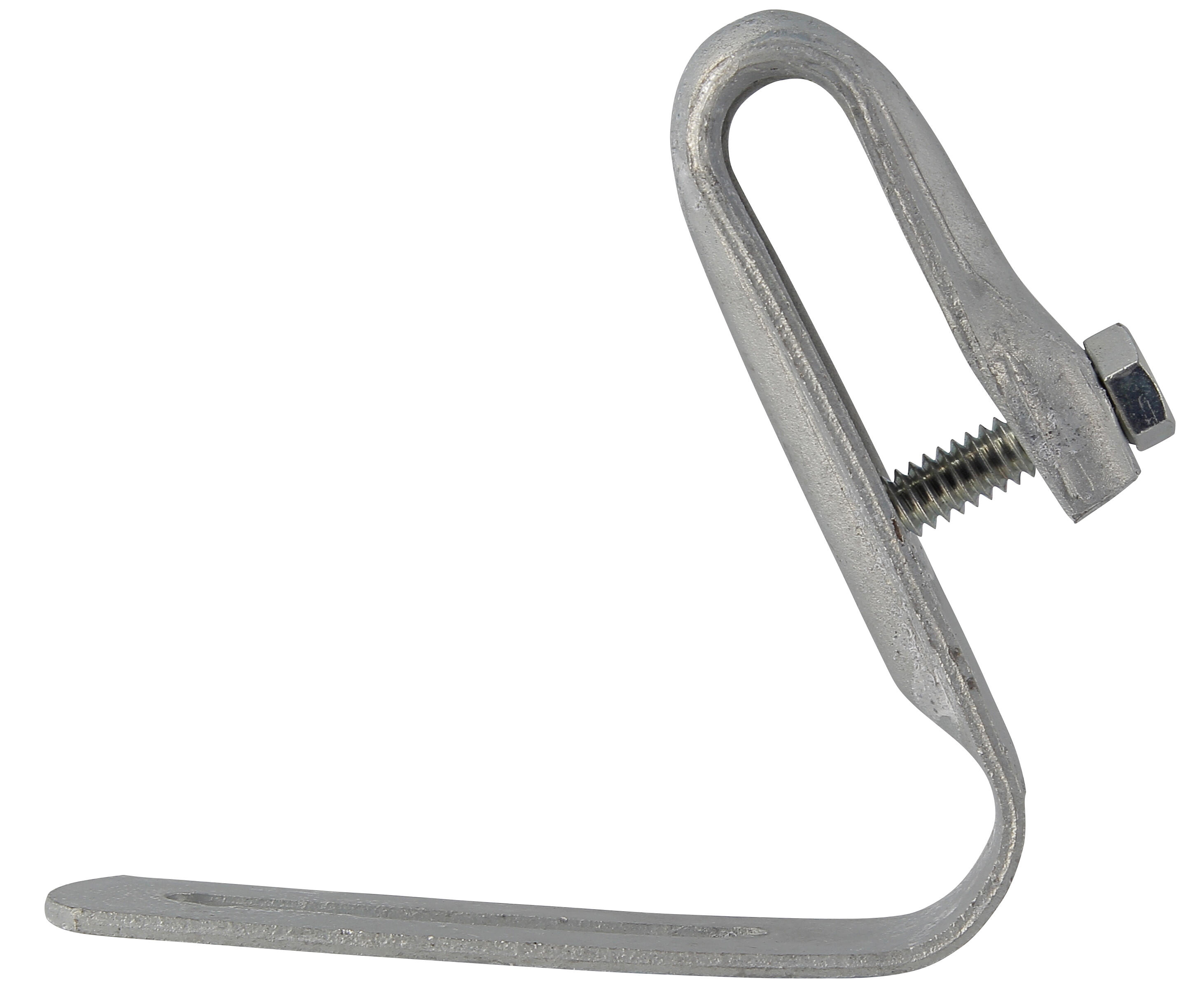 Etrier crochet pour couverture ondulée gris - 2