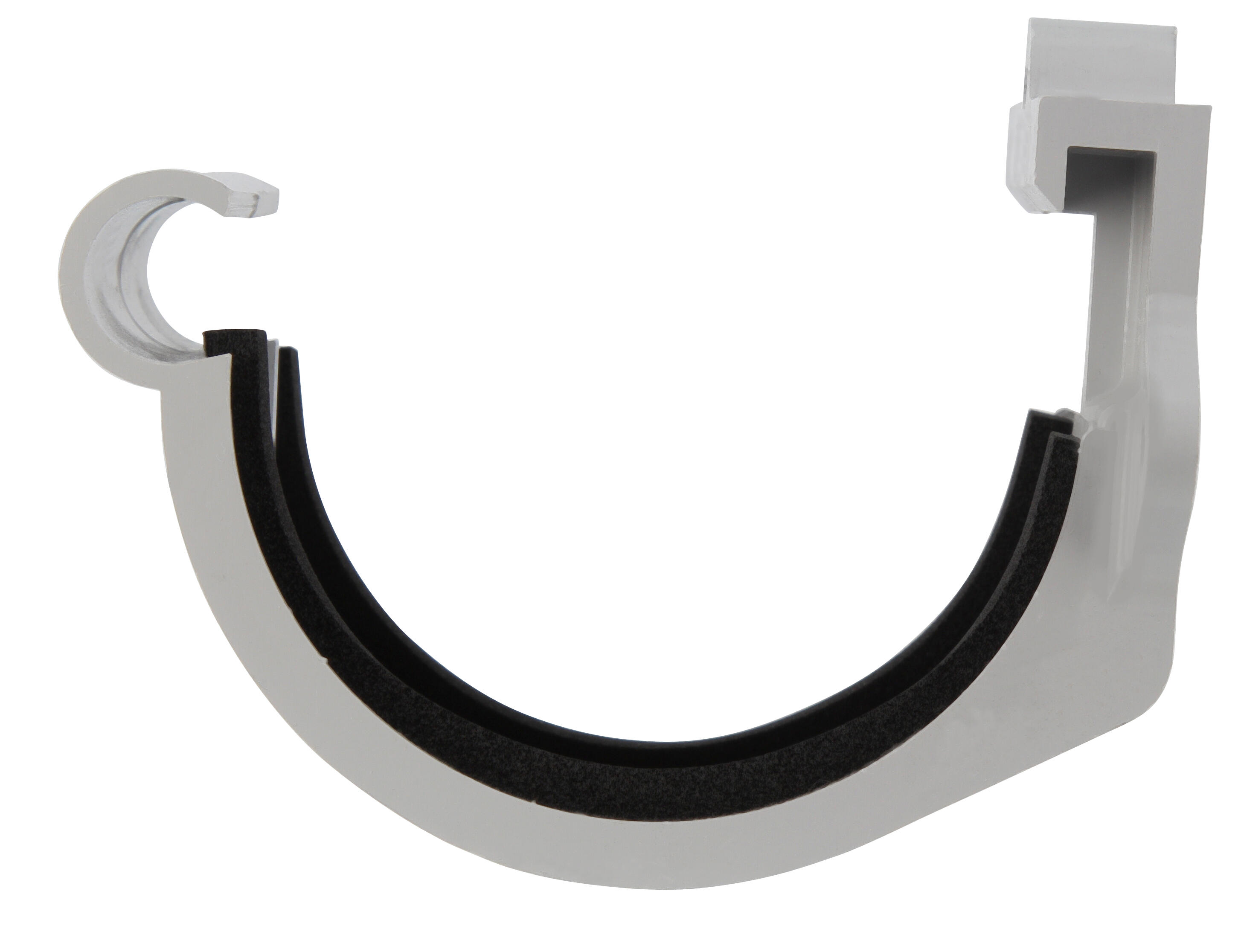 Jonction à joint pvc gris GIRPI, Dév.16 cm - 2