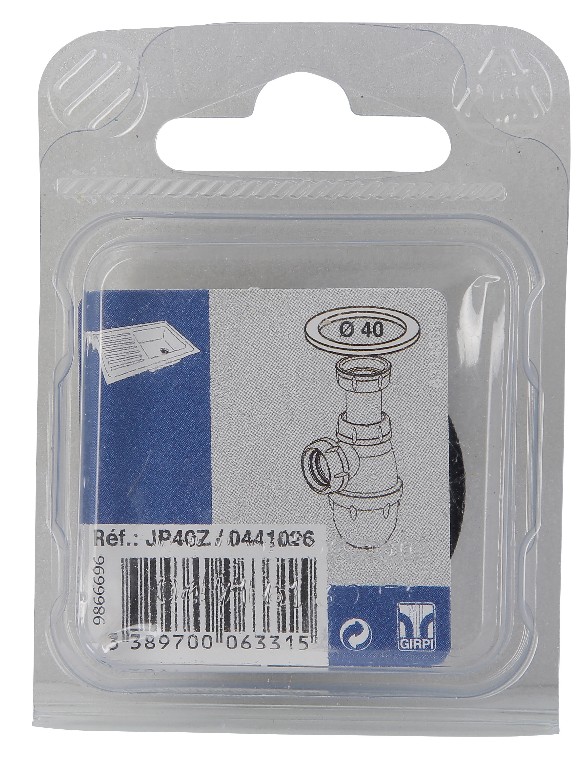 Joint plat, Diam.40 mm - 4