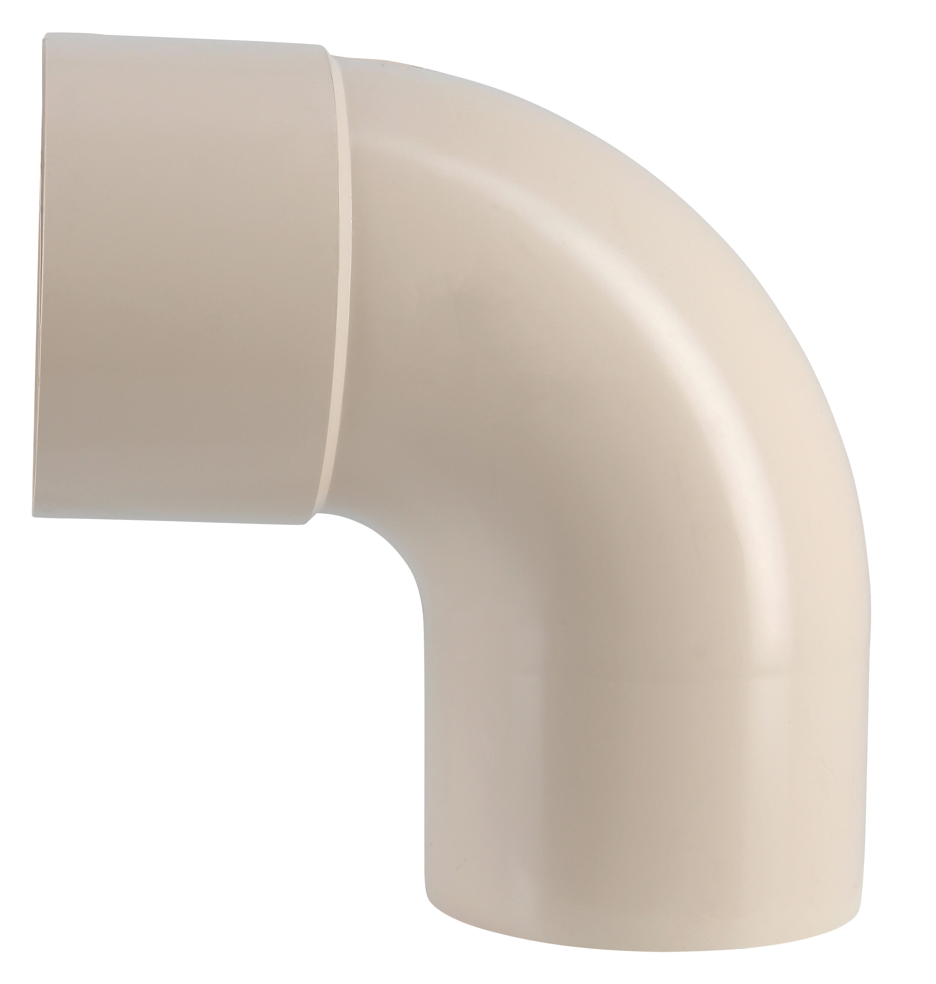 Coude 87.3° pvc sable GIRPI, Dév.25 cm Diam.80 mm - 2
