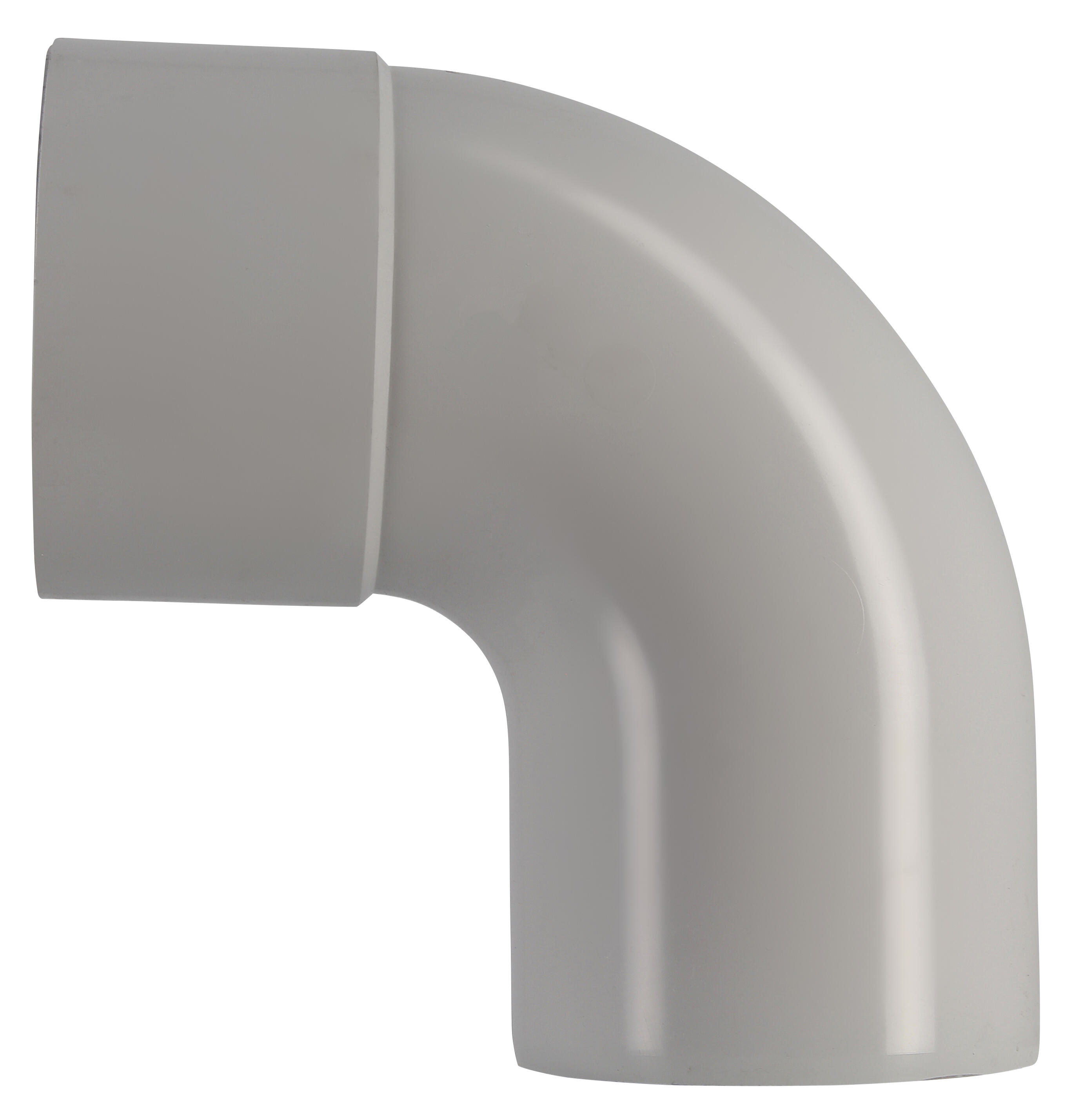 Coude 87.3° pvc gris GIRPI, Dév.25 cm Diam.80 mm - 2