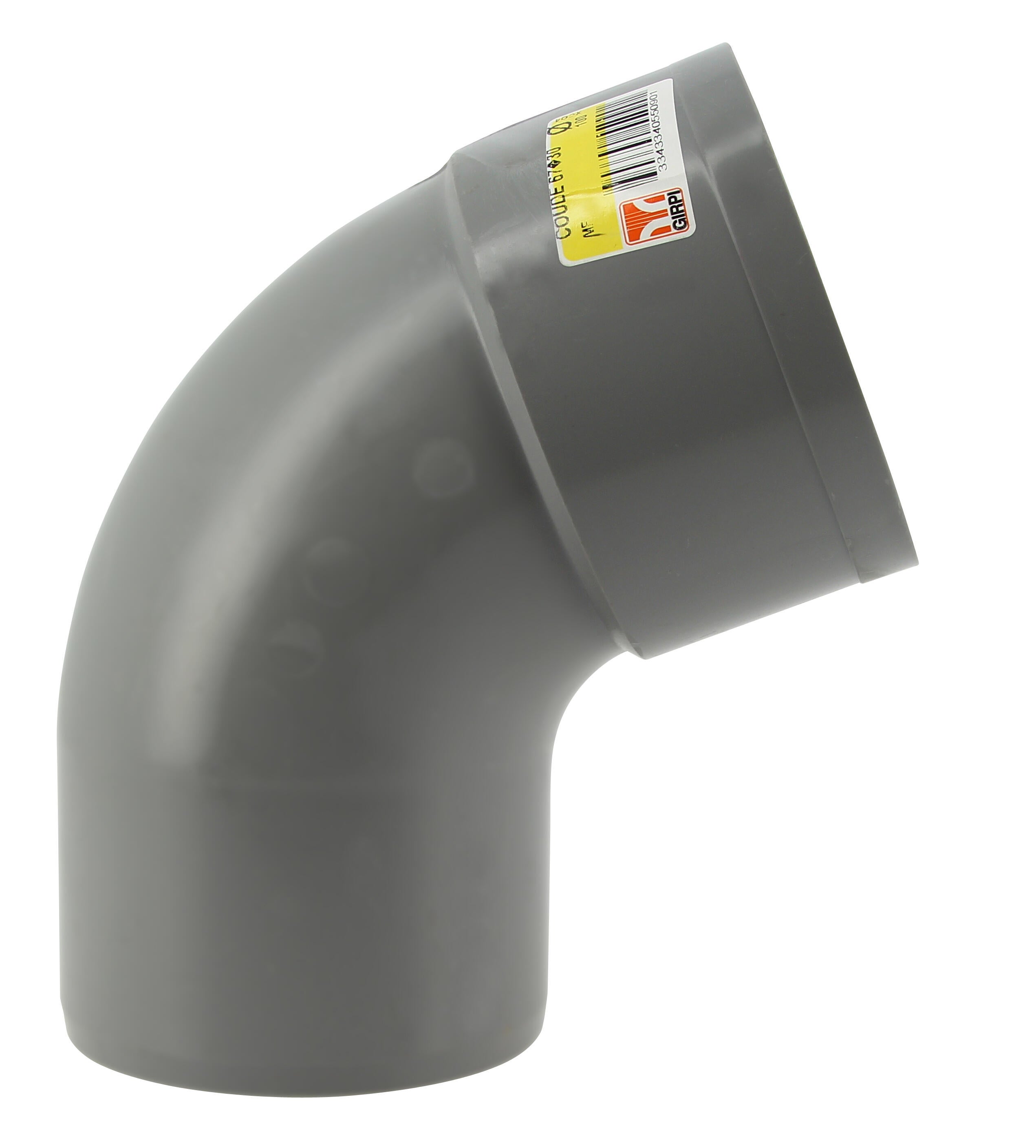 Coude mâle / femelle 67° pvc Diam.100 mm GIRPI - 4