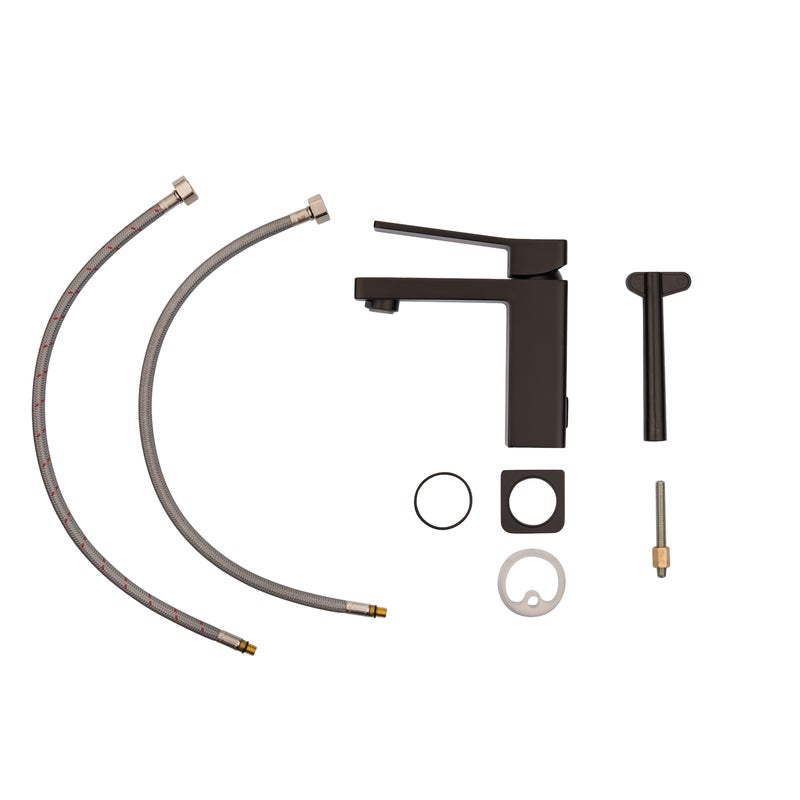 Bateria umywalkowa czarna 16 cm Studio Sensea